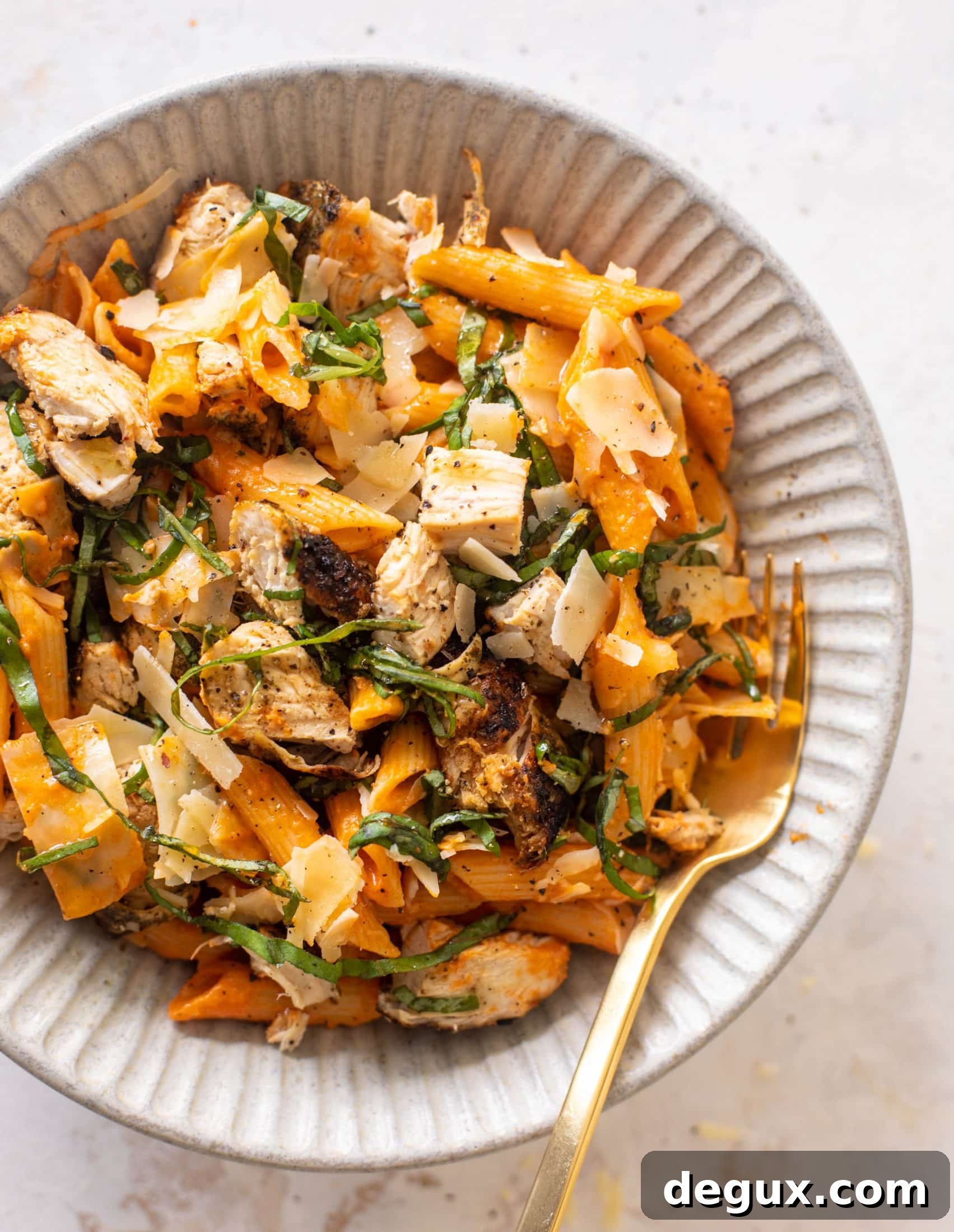 Creamy Vodka Penne with Grilled Chicken 8 grilled chicken vodka pasta