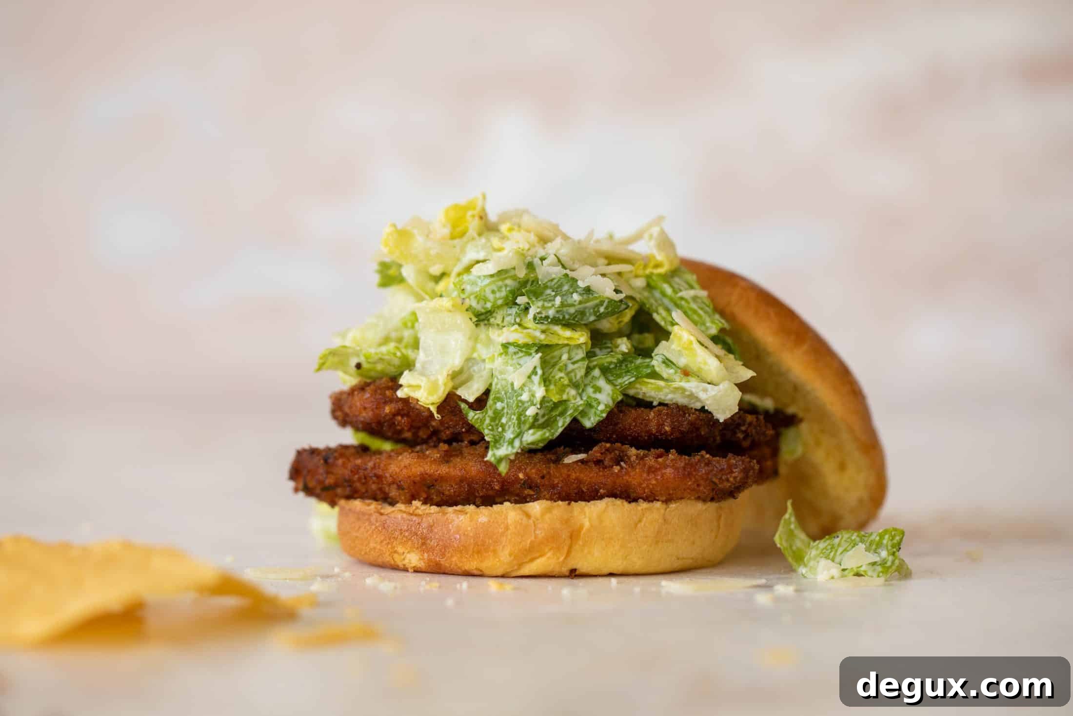 crispy chicken caesar sandwich