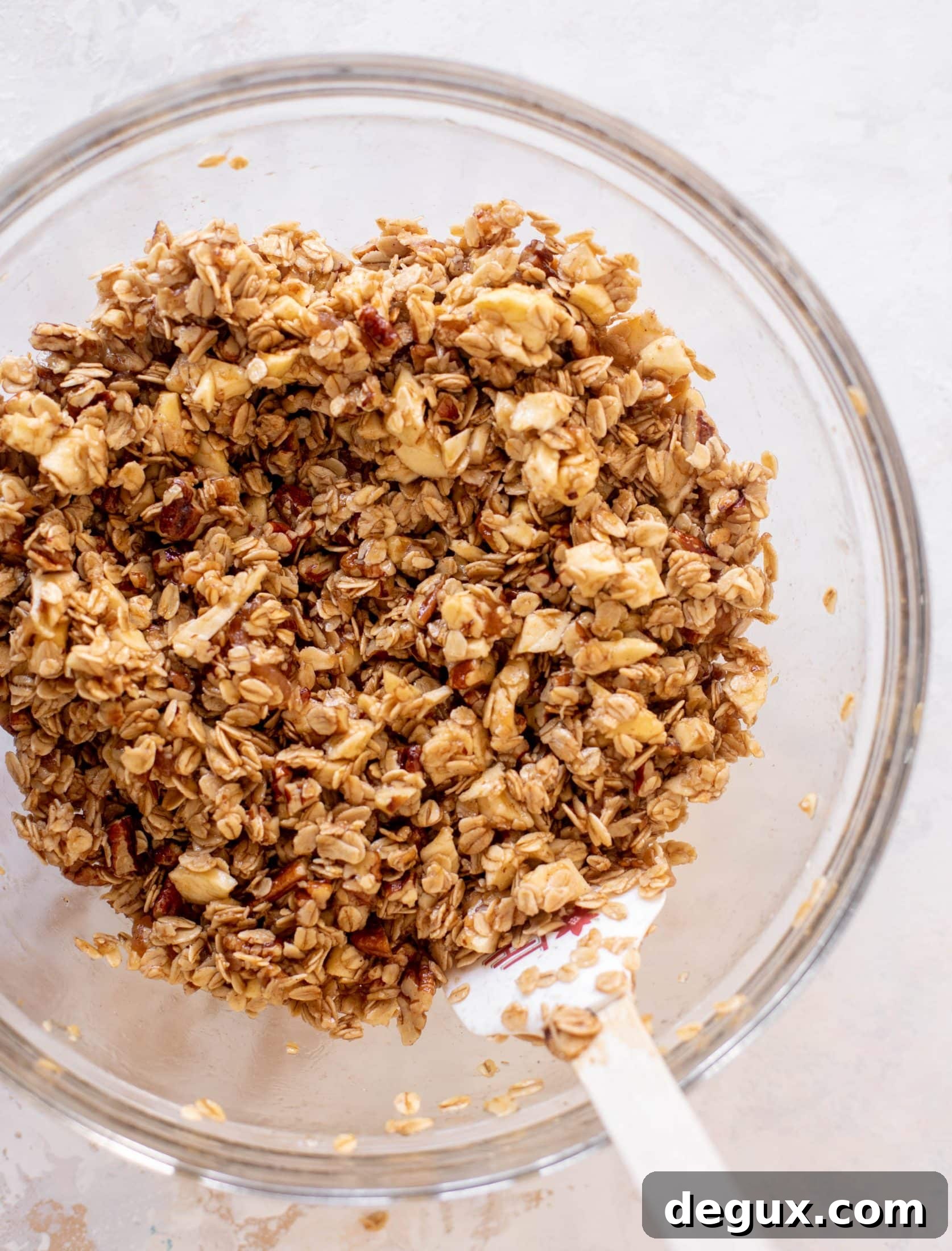 Apple Cider Granola Recipe with Warm Cinnamon and Nuts 5 apple cider granola