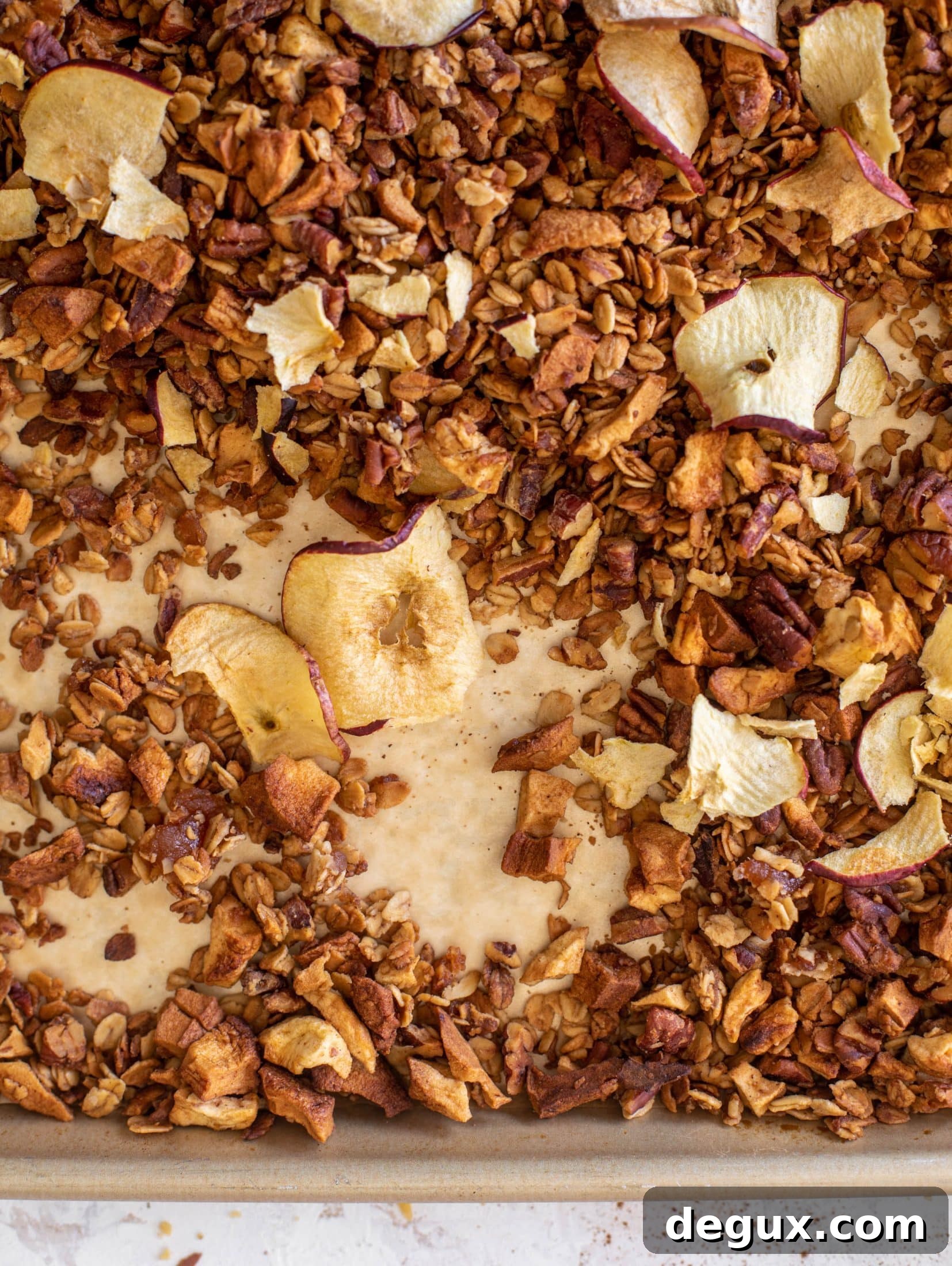 Apple Cider Granola Recipe with Warm Cinnamon and Nuts 7 apple cider granola