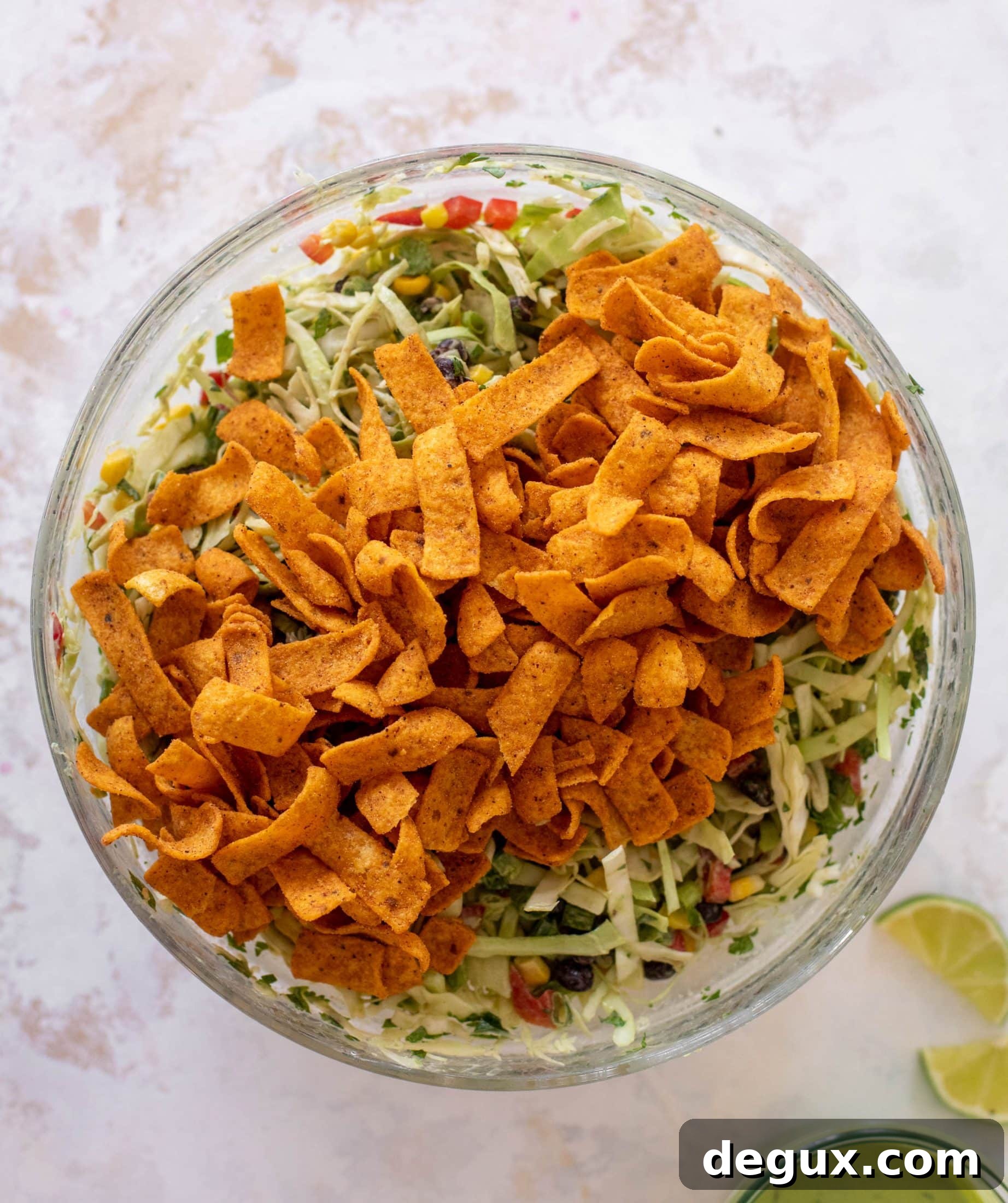 grilled taco chicken with frito slaw