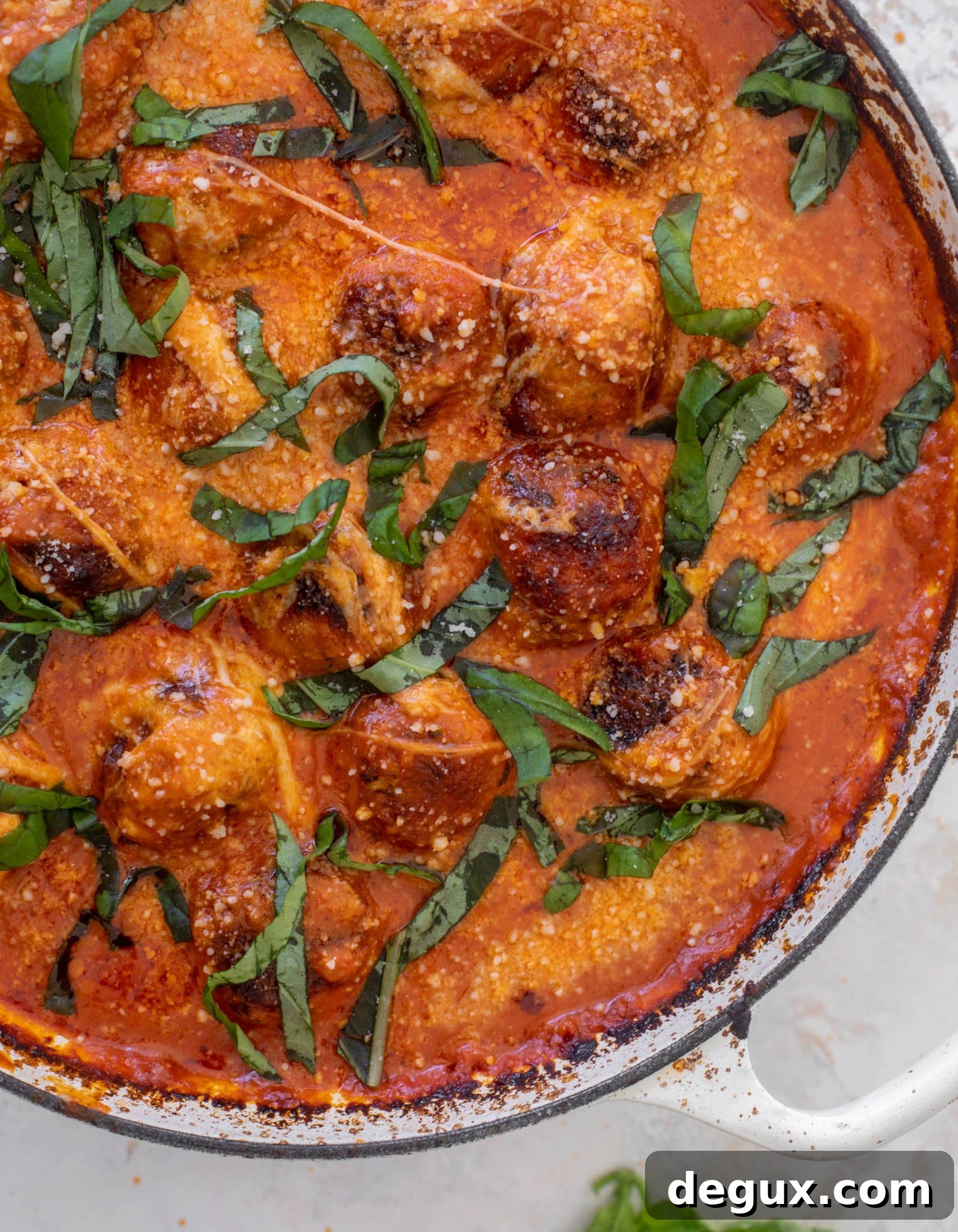vodka sauce chicken parm meatballs