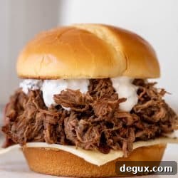 Pumpkin Beer Slow-Cooked Shredded Beef Sandwiches 9 img 101410 8