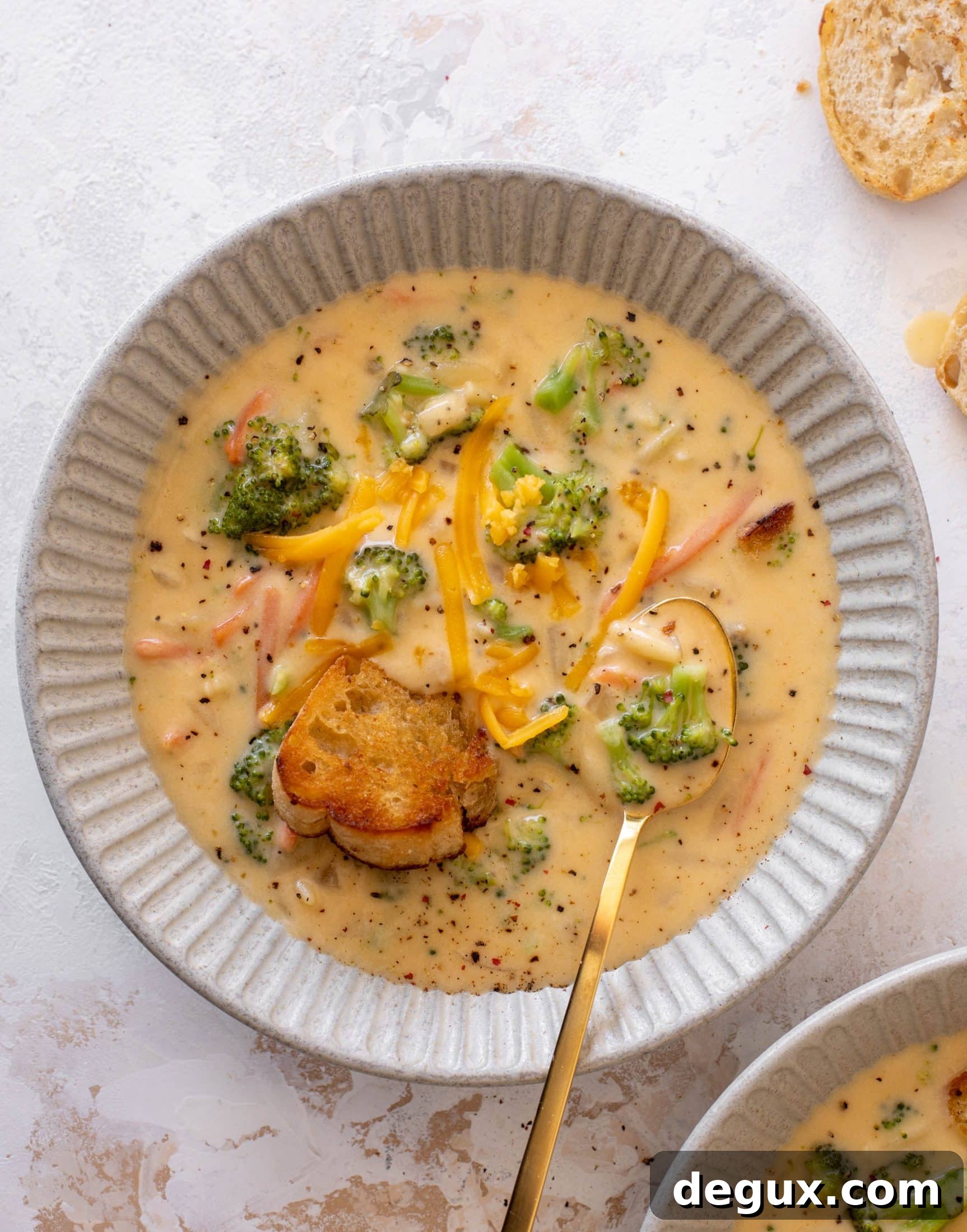 broccoli cheddar orzo soup