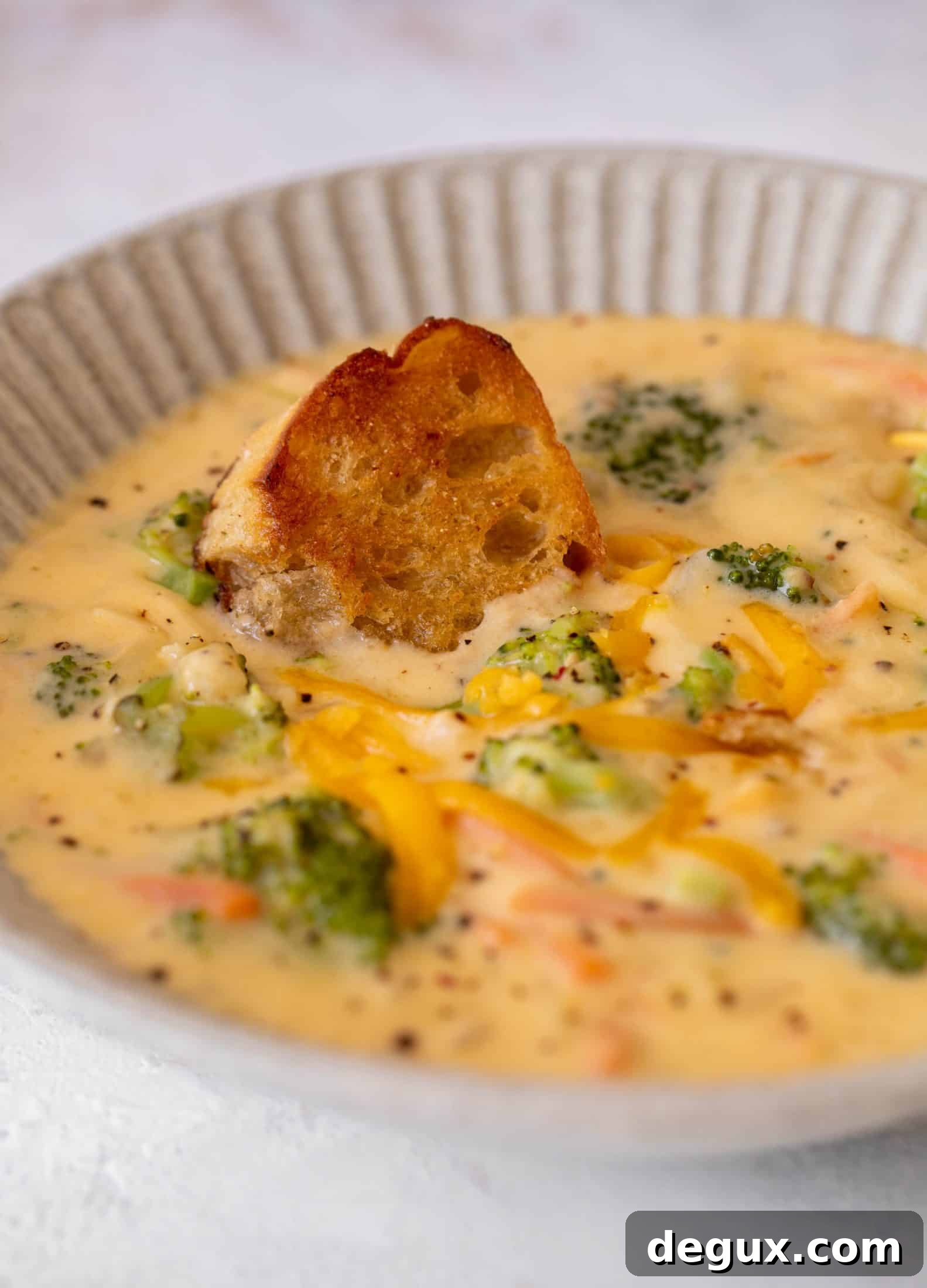 broccoli cheddar orzo soup