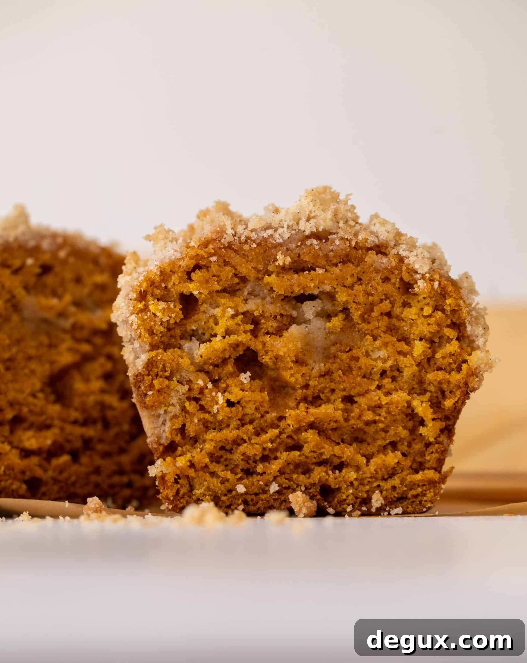 pumpkin coffee cake muffins