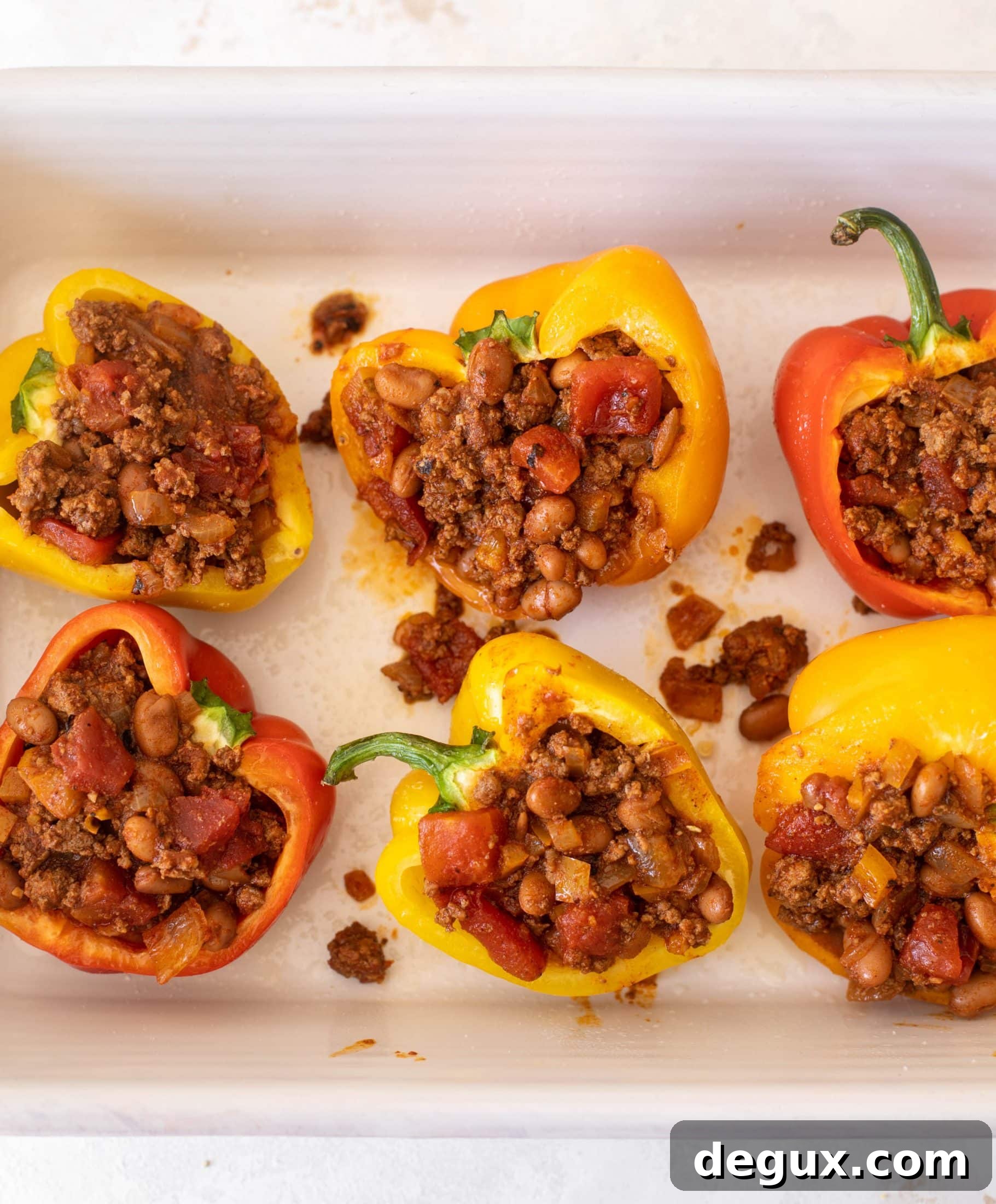 chili stuffed peppers