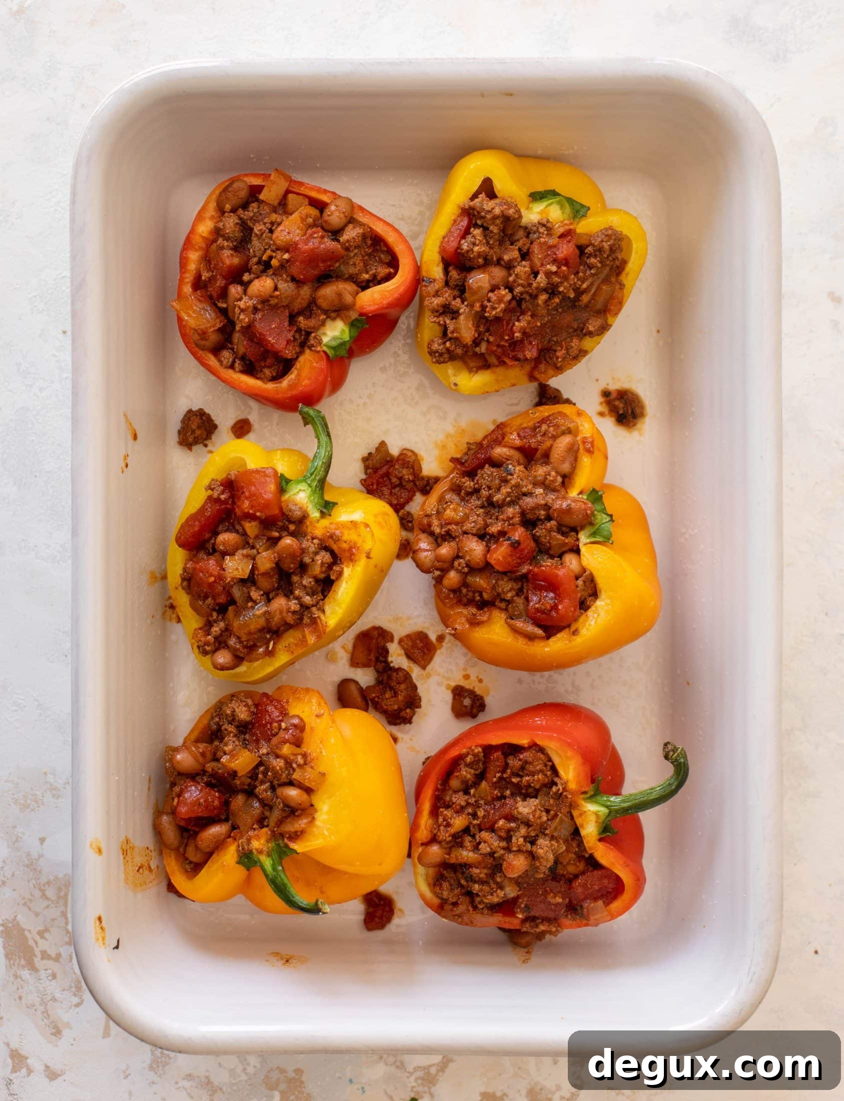 chili stuffed peppers