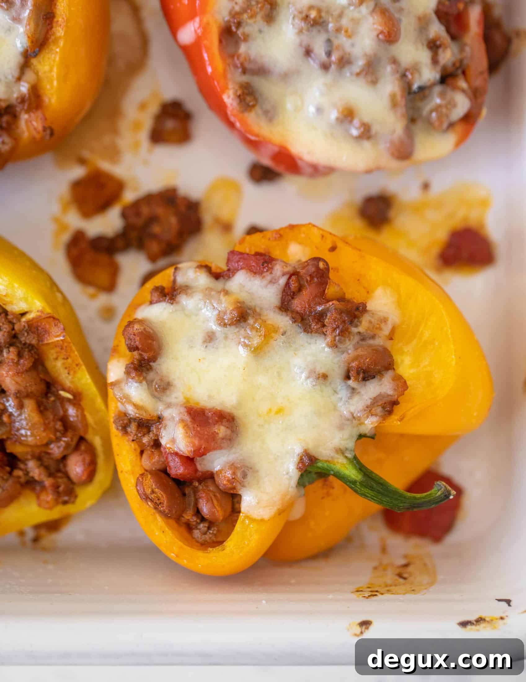 chili stuffed peppers