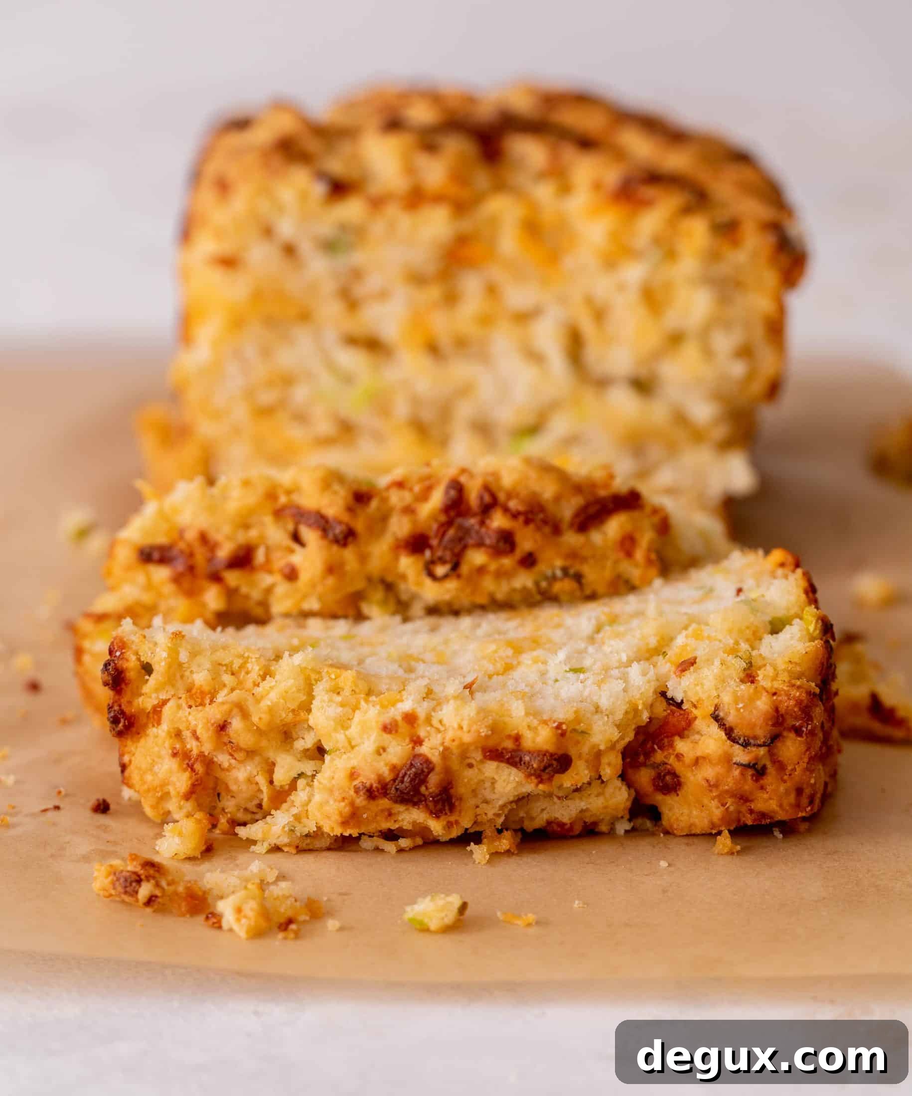 cheddar scallion beer bread