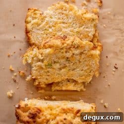 cheddar scallion beer bread