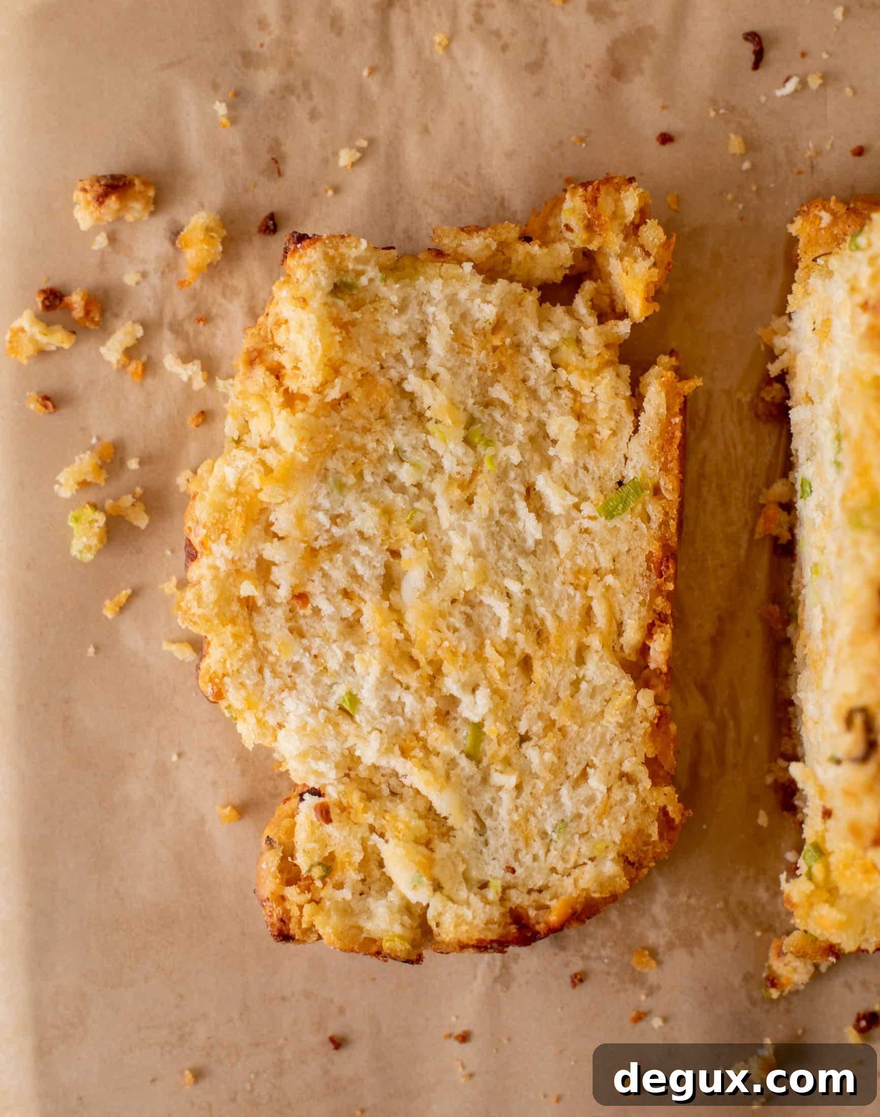 cheddar scallion beer bread