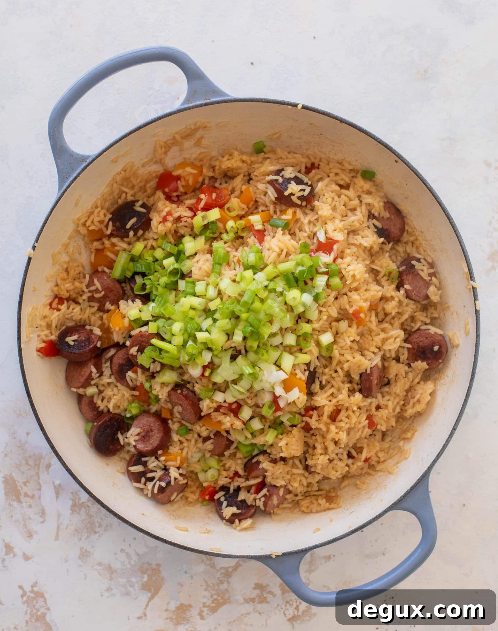 Smoked Sausage and Rice Skillet: One-Pot Dinner Recipe 4 one pot smoked sausage and rice
