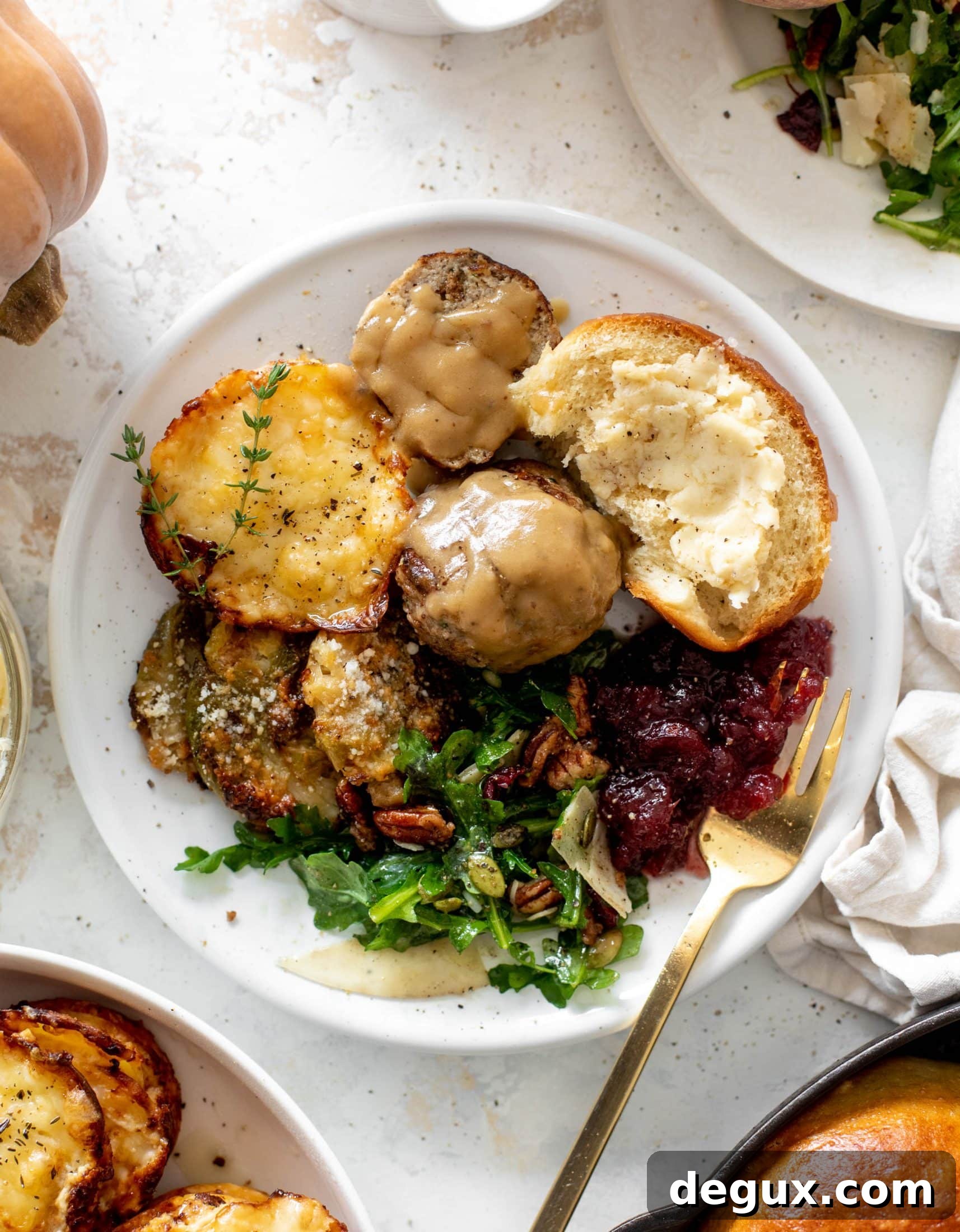 Thanksgiving Turkey & Stuffing Meatballs Recipe 3 thanksgiving turkey and stuffing meatballs