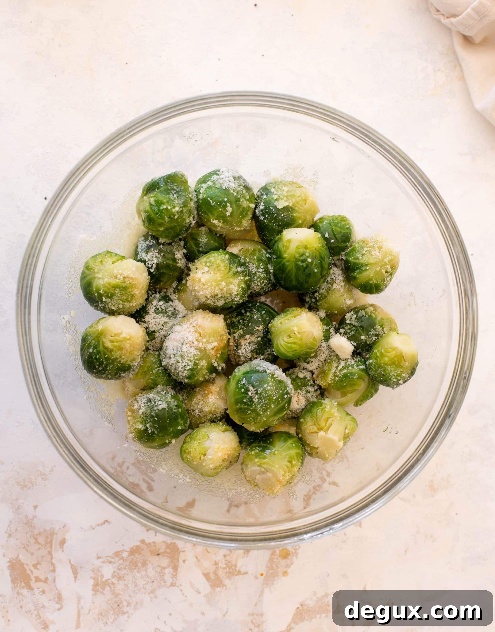 smashed brussels sprouts with hot honey