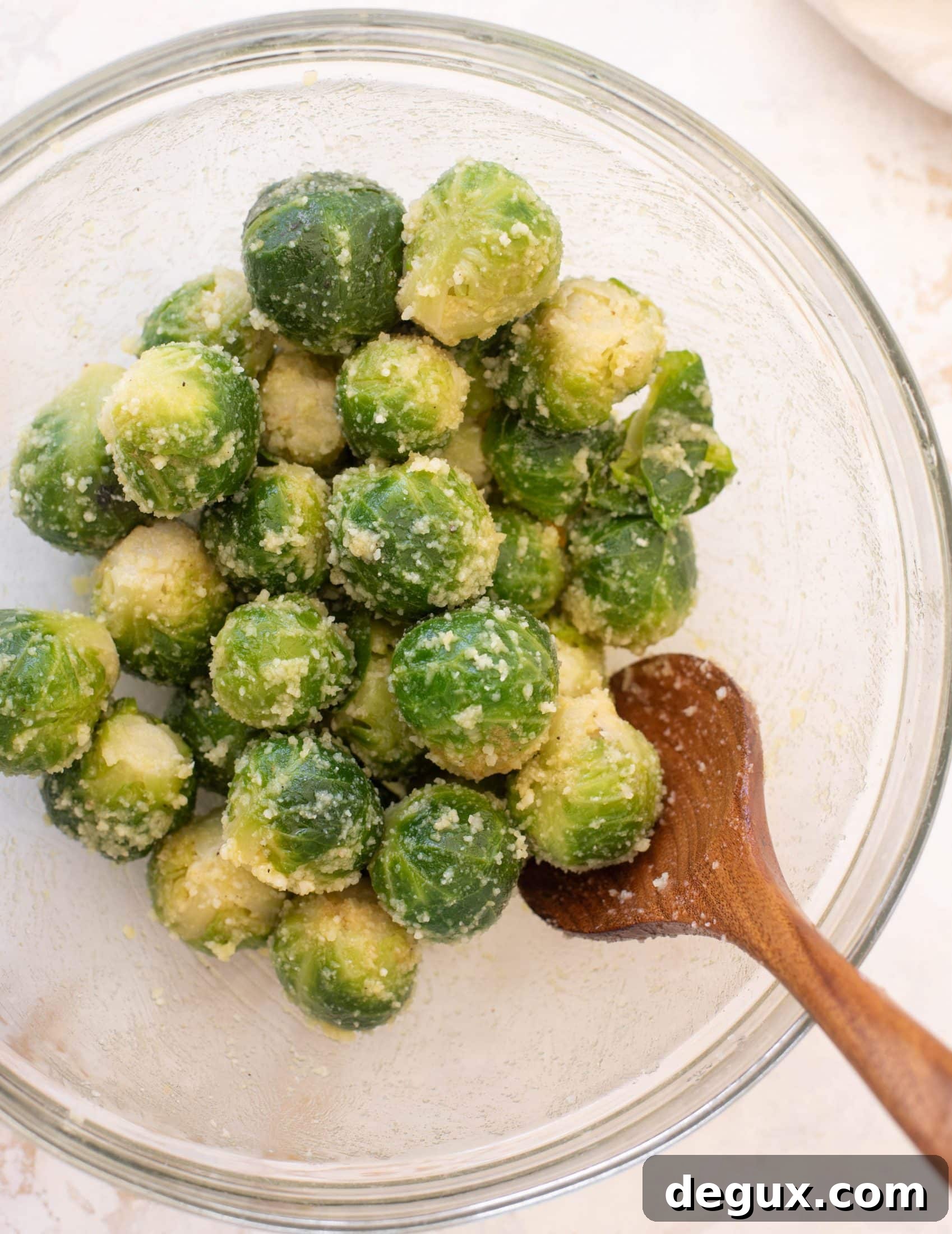 smashed brussels sprouts with hot honey