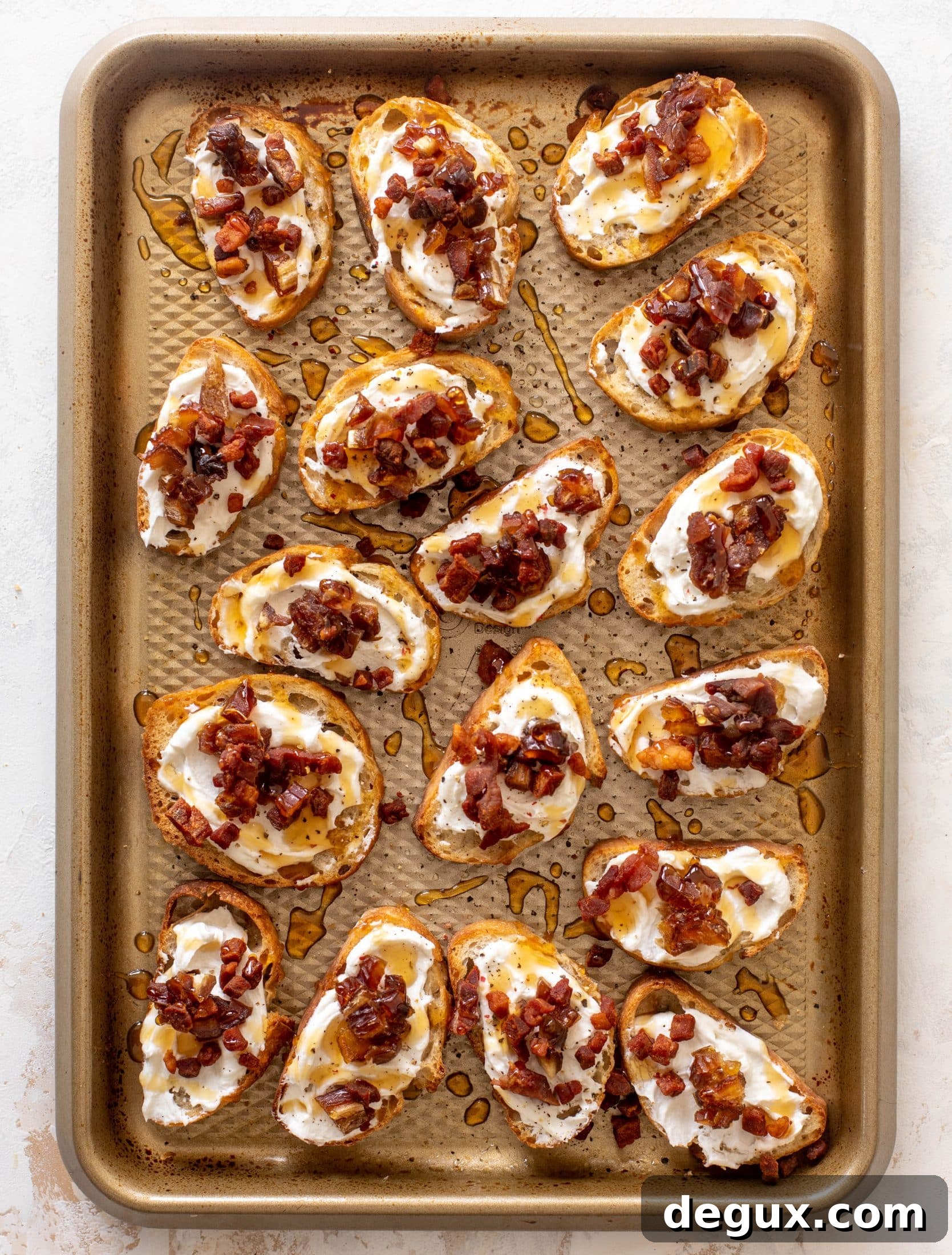 Crispy Pancetta & Date Whipped Ricotta Crostini Recipe 4 whipped ricotta crostini
