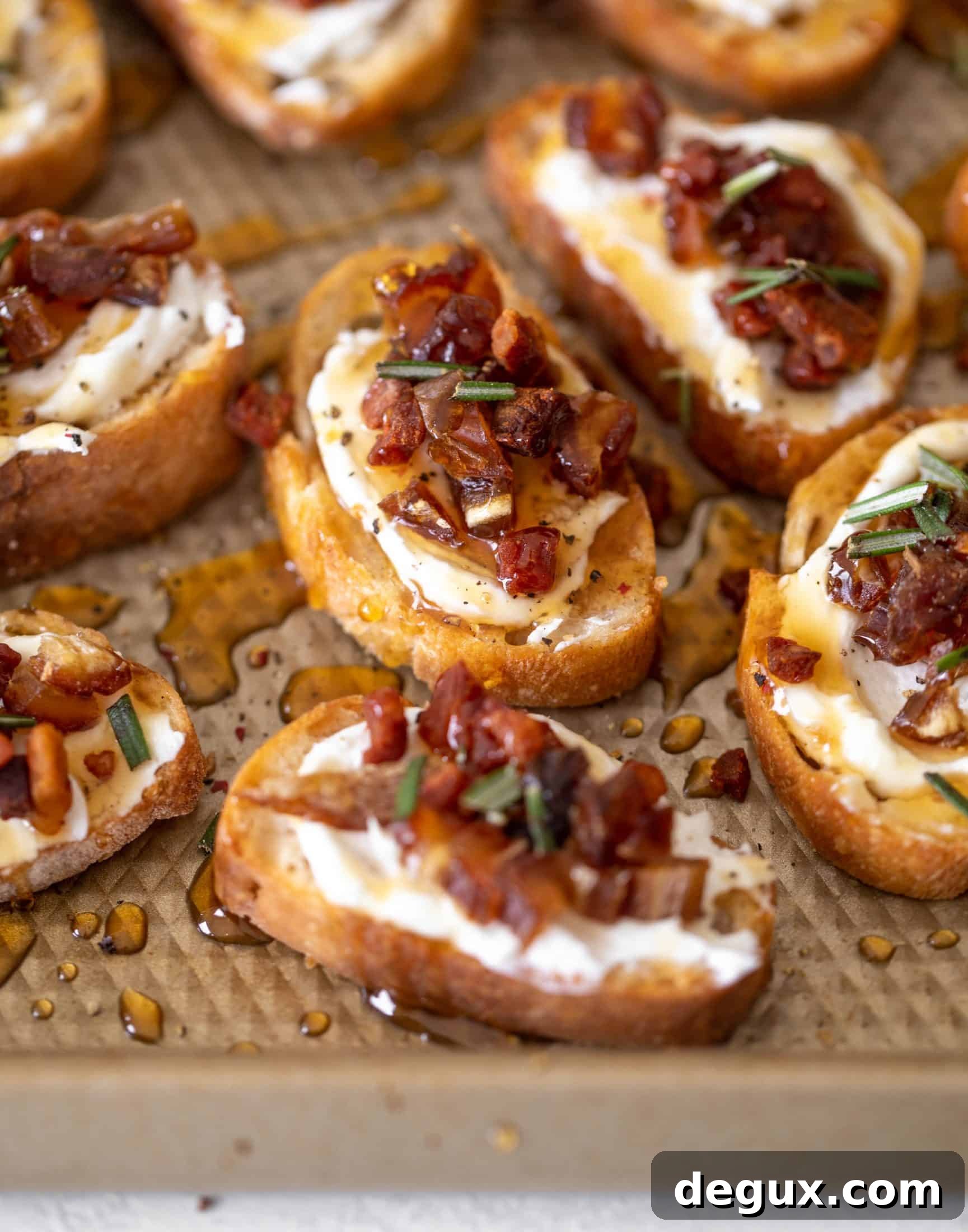 Crispy Pancetta & Date Whipped Ricotta Crostini Recipe 6 whipped ricotta crostini