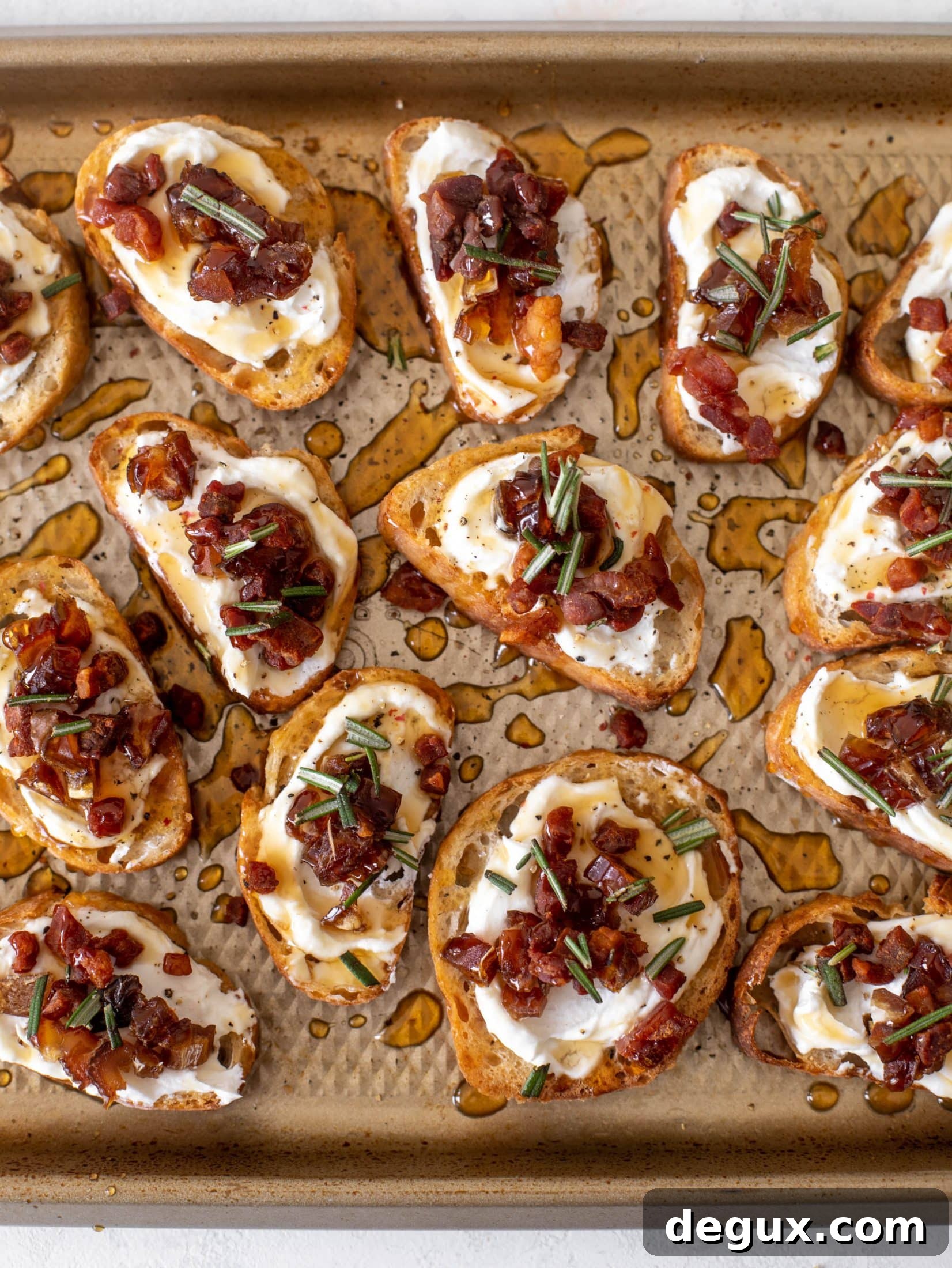 Crispy Pancetta & Date Whipped Ricotta Crostini Recipe 7 whipped ricotta crostini