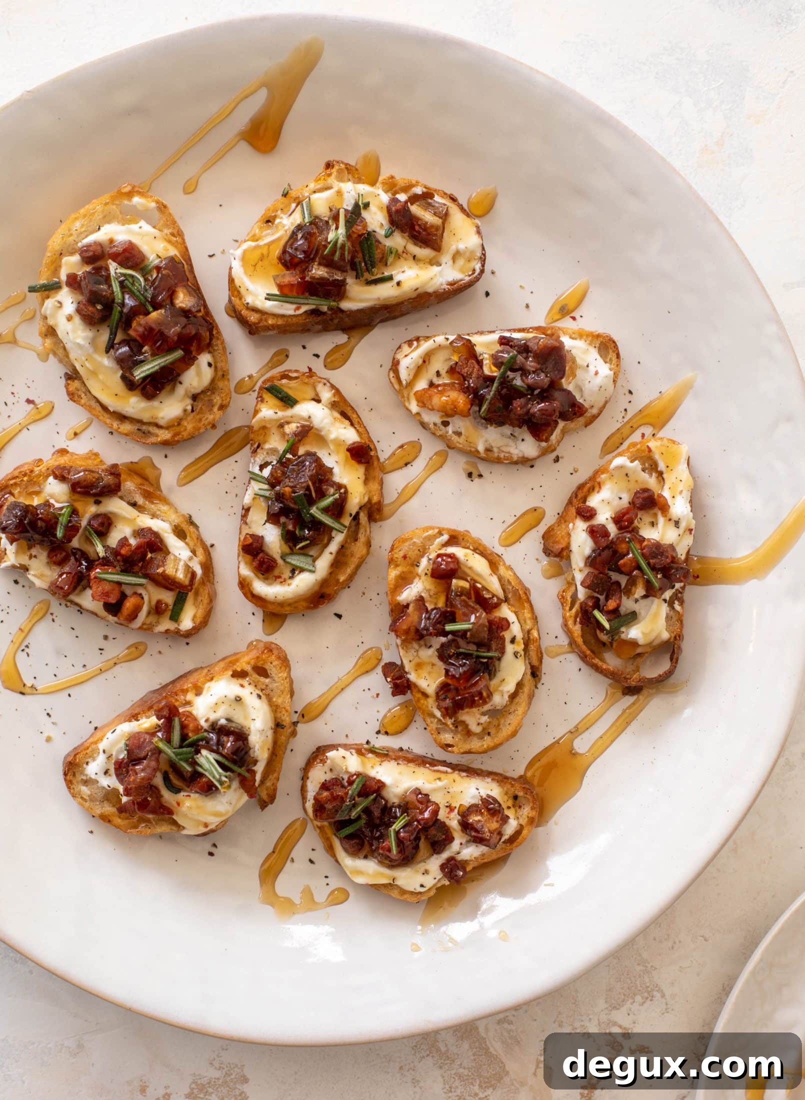 Crispy Pancetta & Date Whipped Ricotta Crostini Recipe 9 whipped ricotta crostini