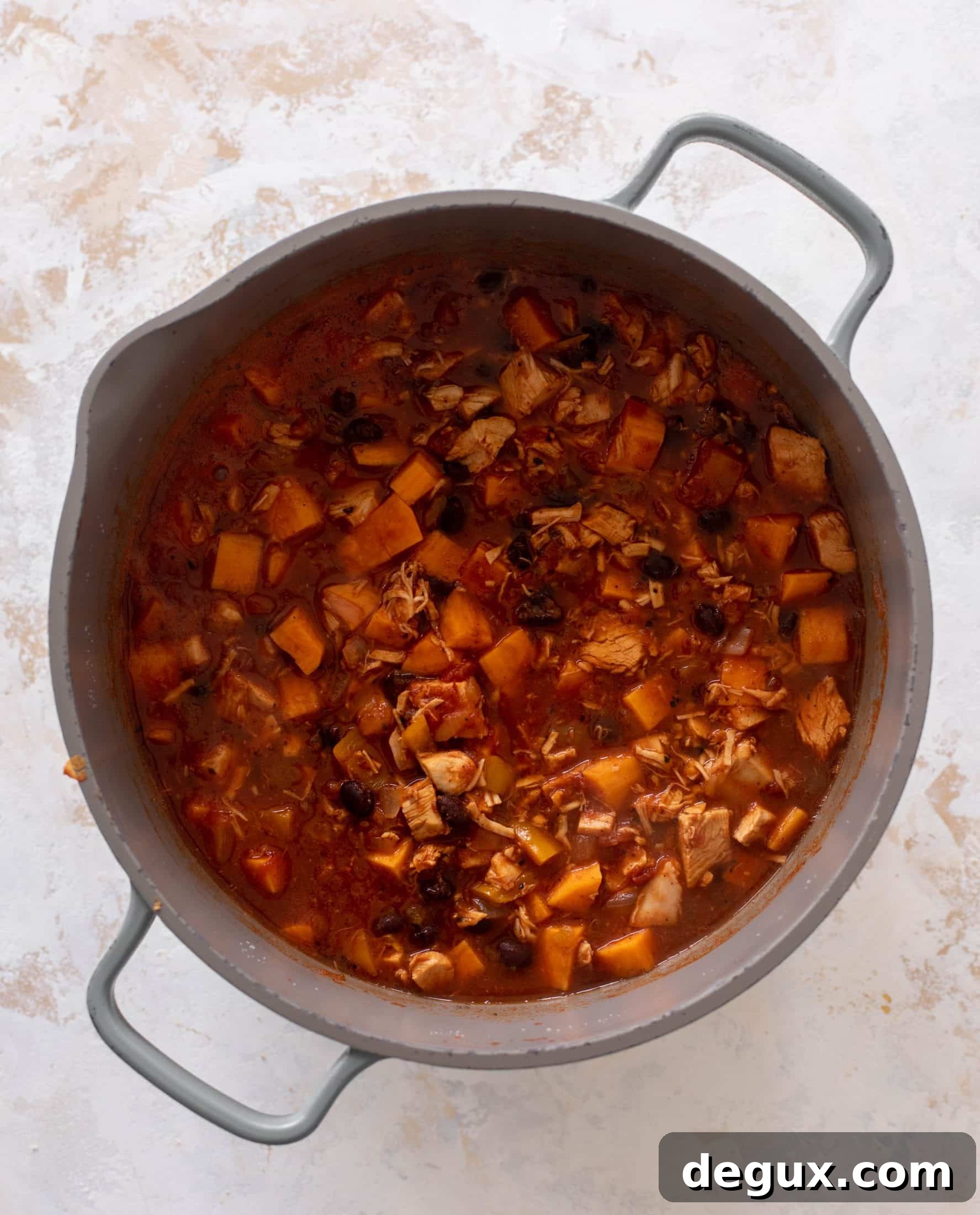 sweet potato chicken chili