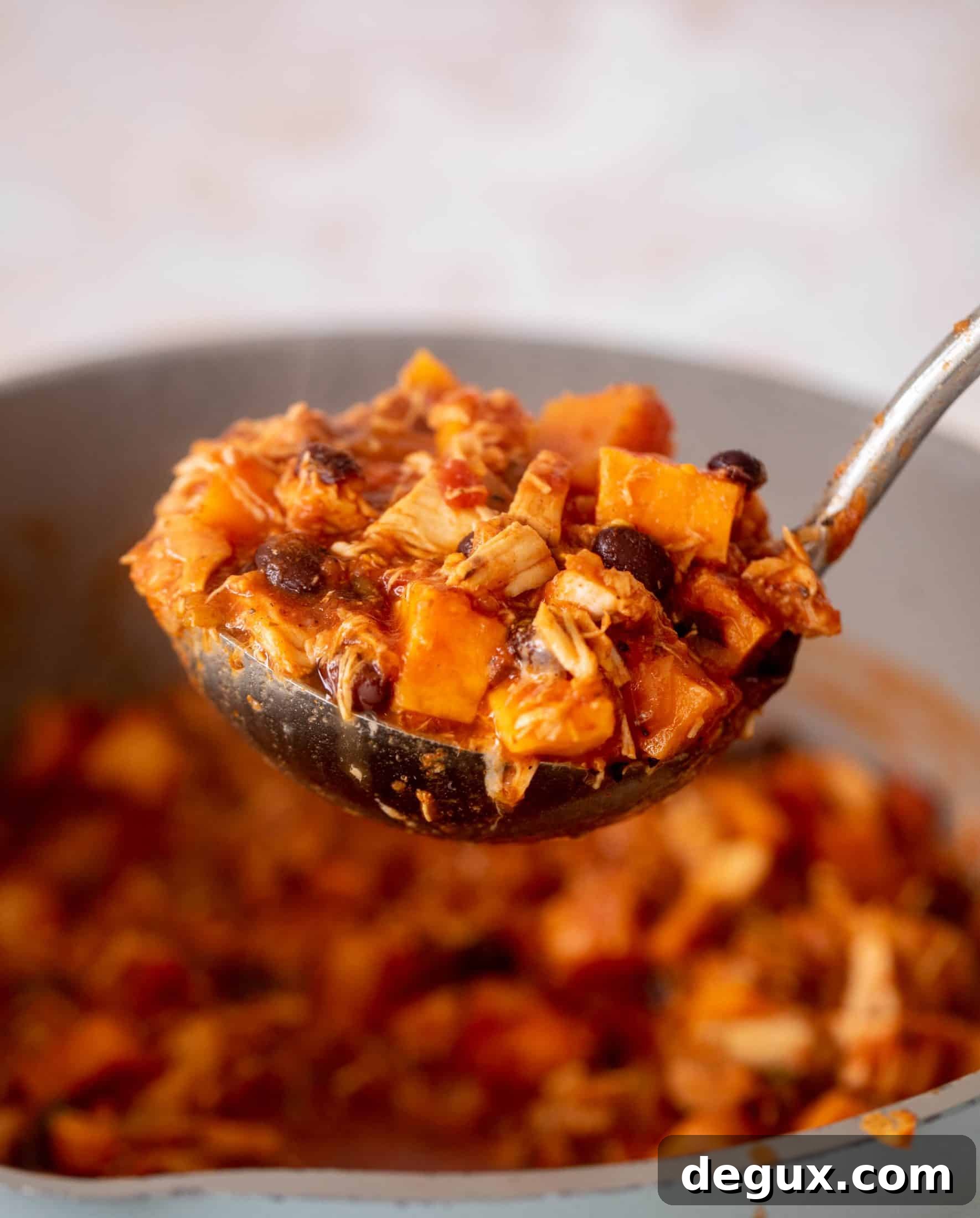 sweet potato chicken chili