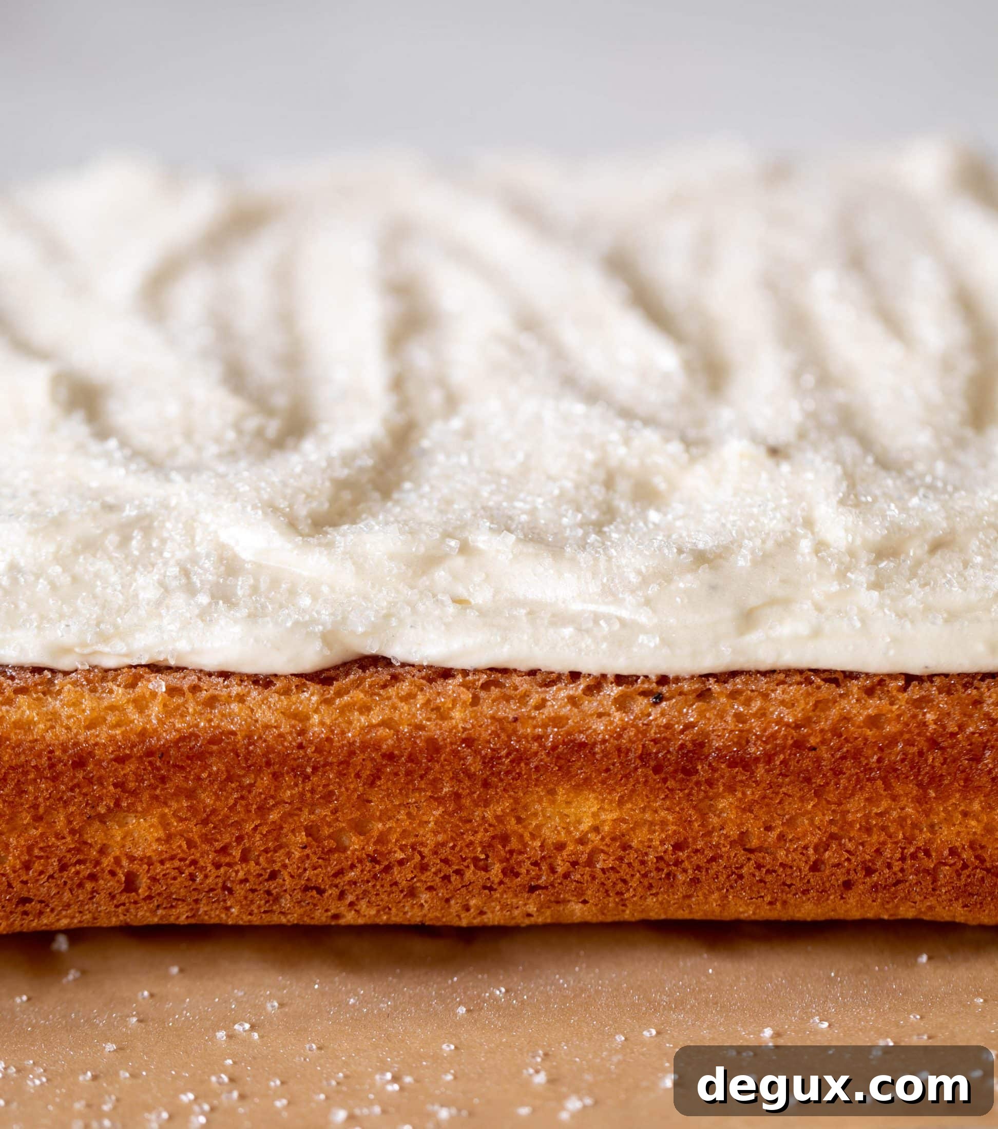 eggnog sheet cake