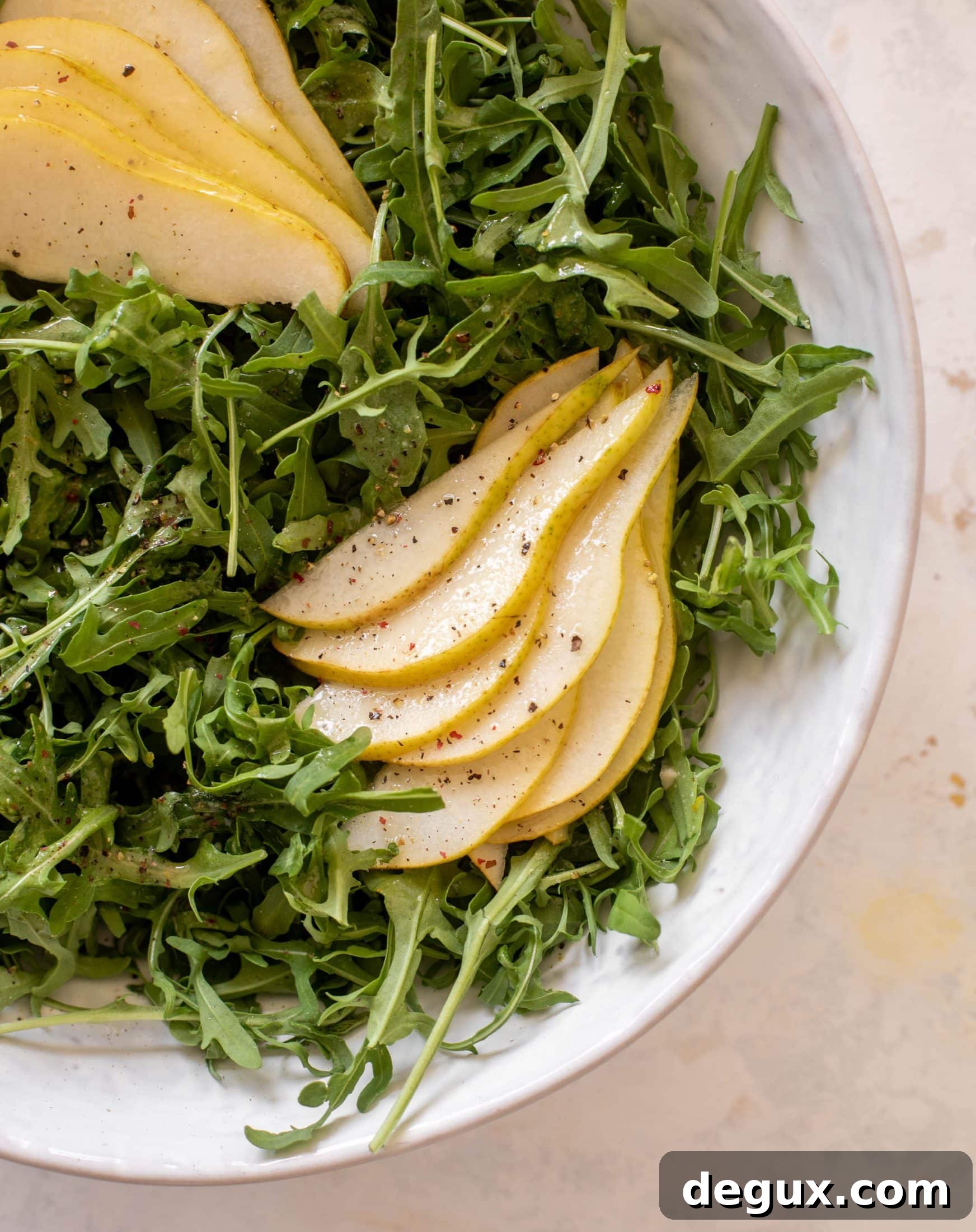 Winter Pear Salad with Spiced Orange Vinaigrette Recipe 3 winter pear salad