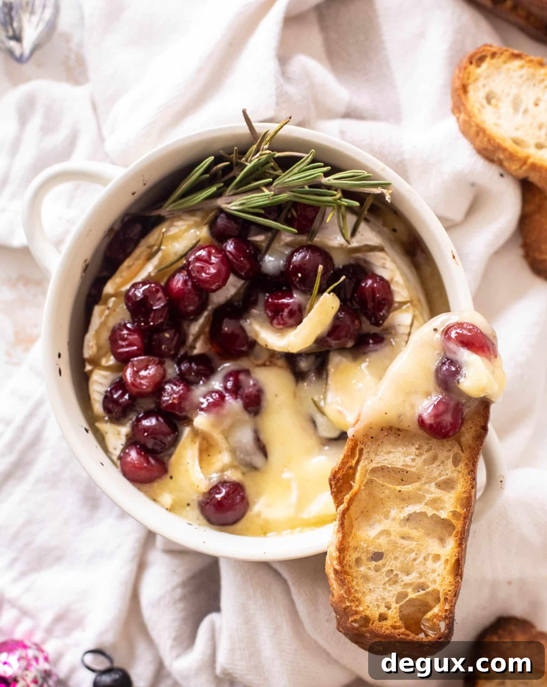 Hot Honey Cranberry Baked Camembert for Christmas 2 christmas cranberry baked camembert