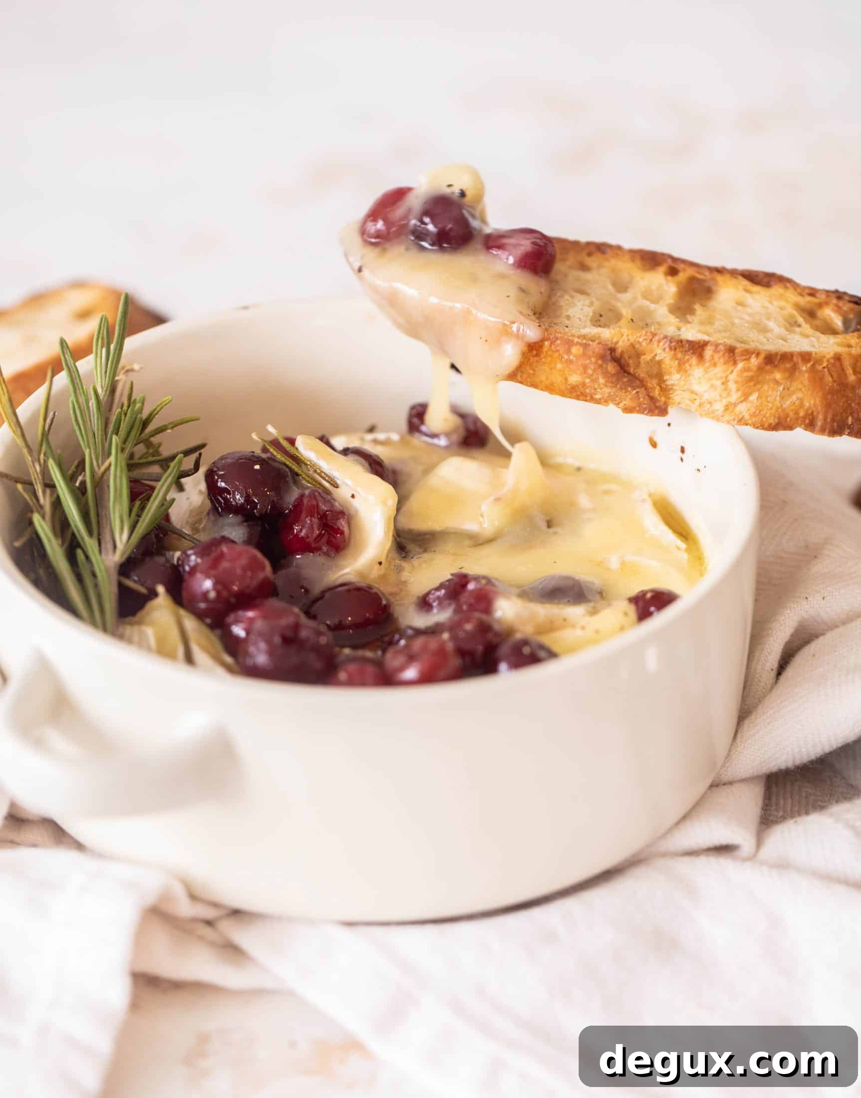 Hot Honey Cranberry Baked Camembert for Christmas 9 christmas cranberry baked camembert
