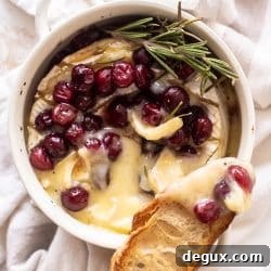 Hot Honey Cranberry Baked Camembert for Christmas 10 img 102725 9