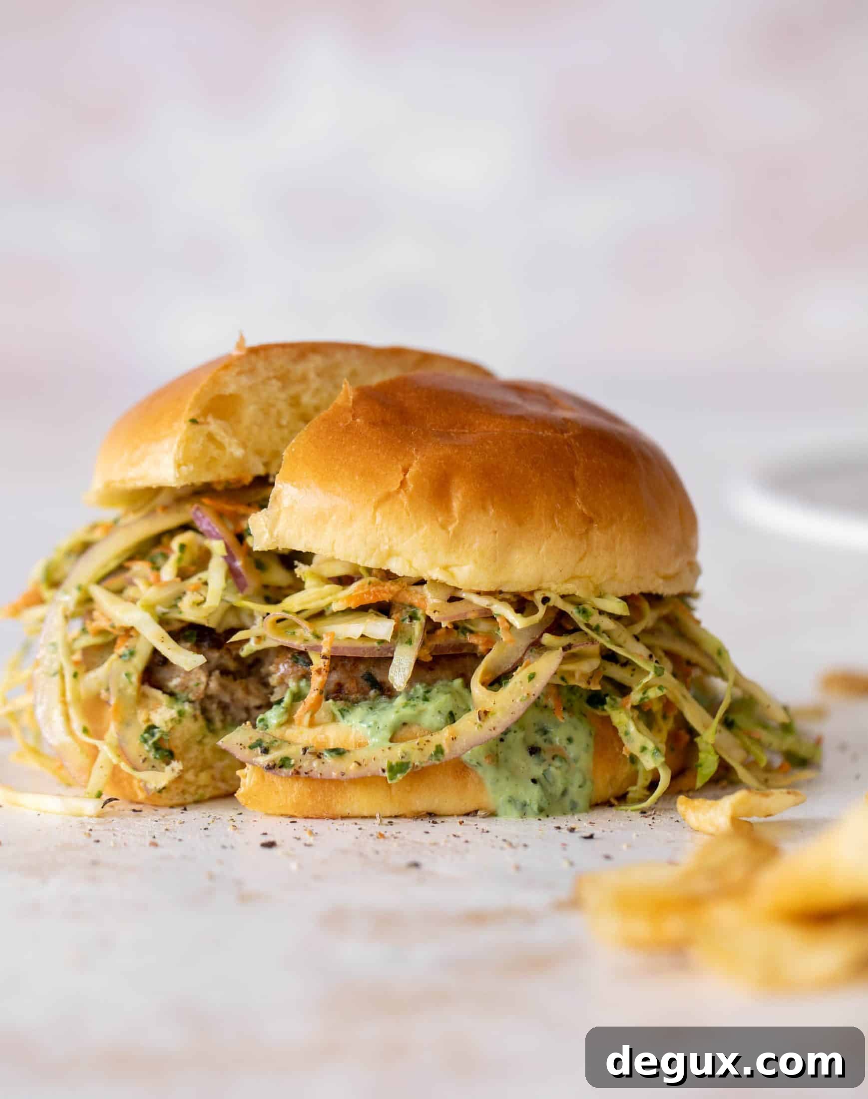 green goddess turkey burgers