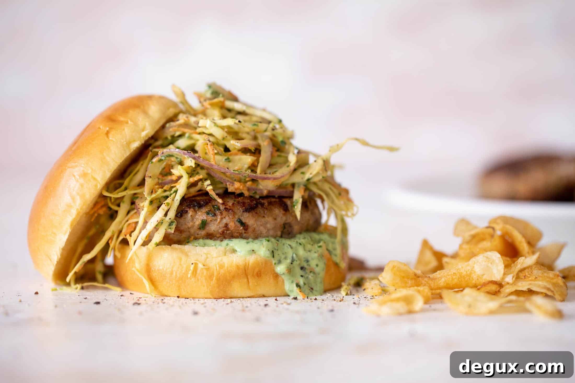 green goddess turkey burgers