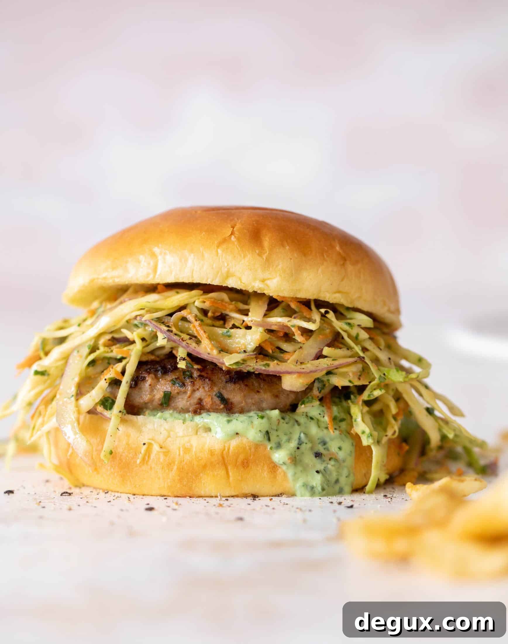 green goddess turkey burgers