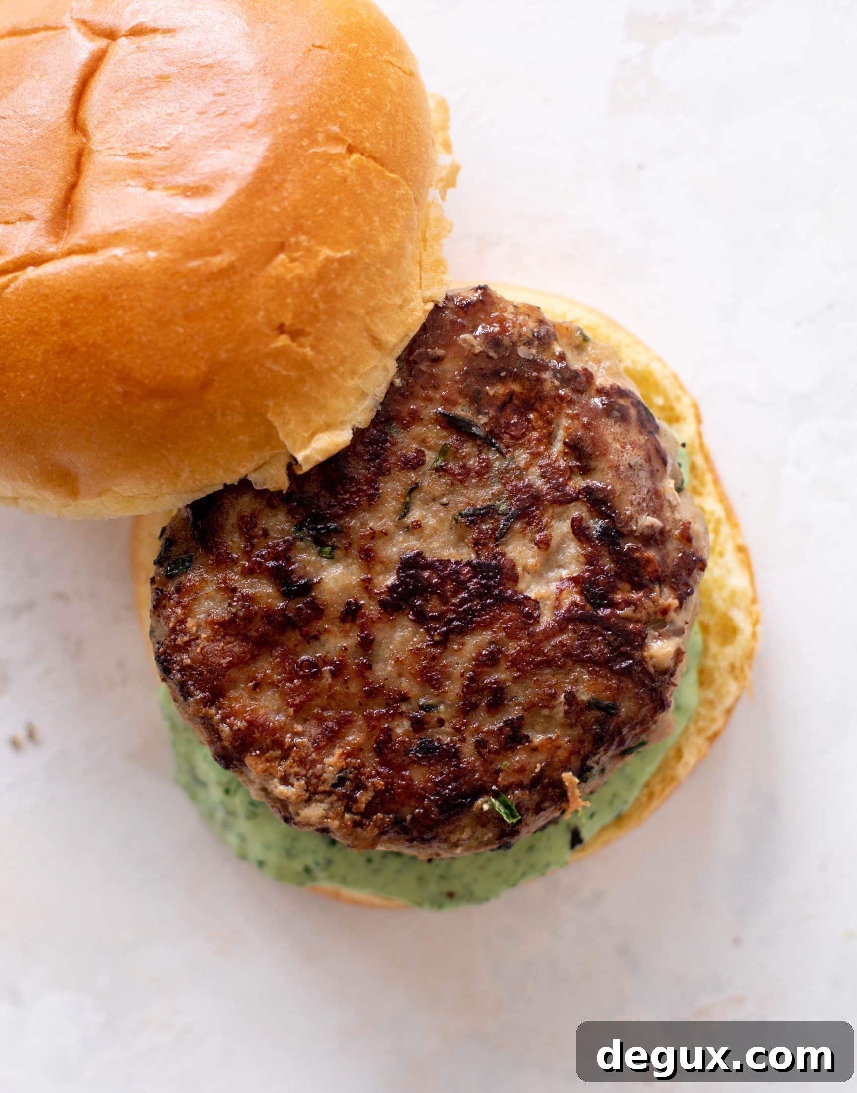 green goddess turkey burgers