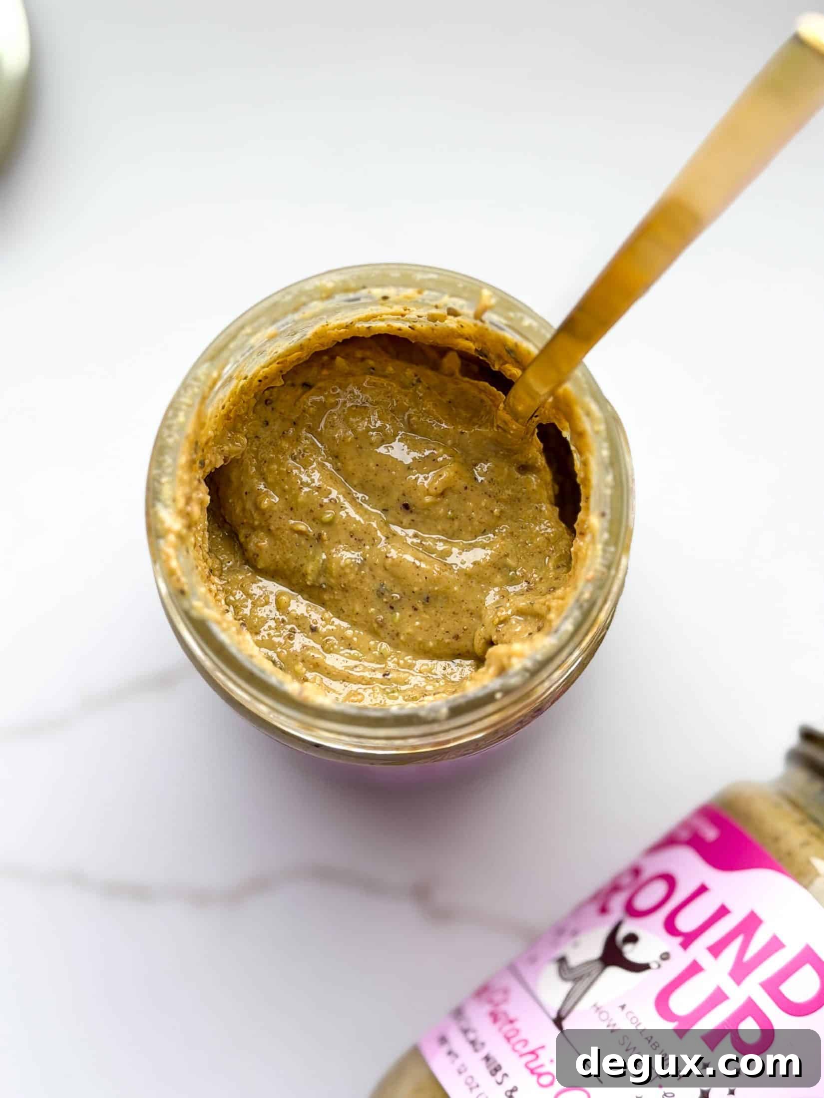 Salted Pistachio Cookie Butter Is Back — Limited Batch Release 3 ground up pistachio cookie butter