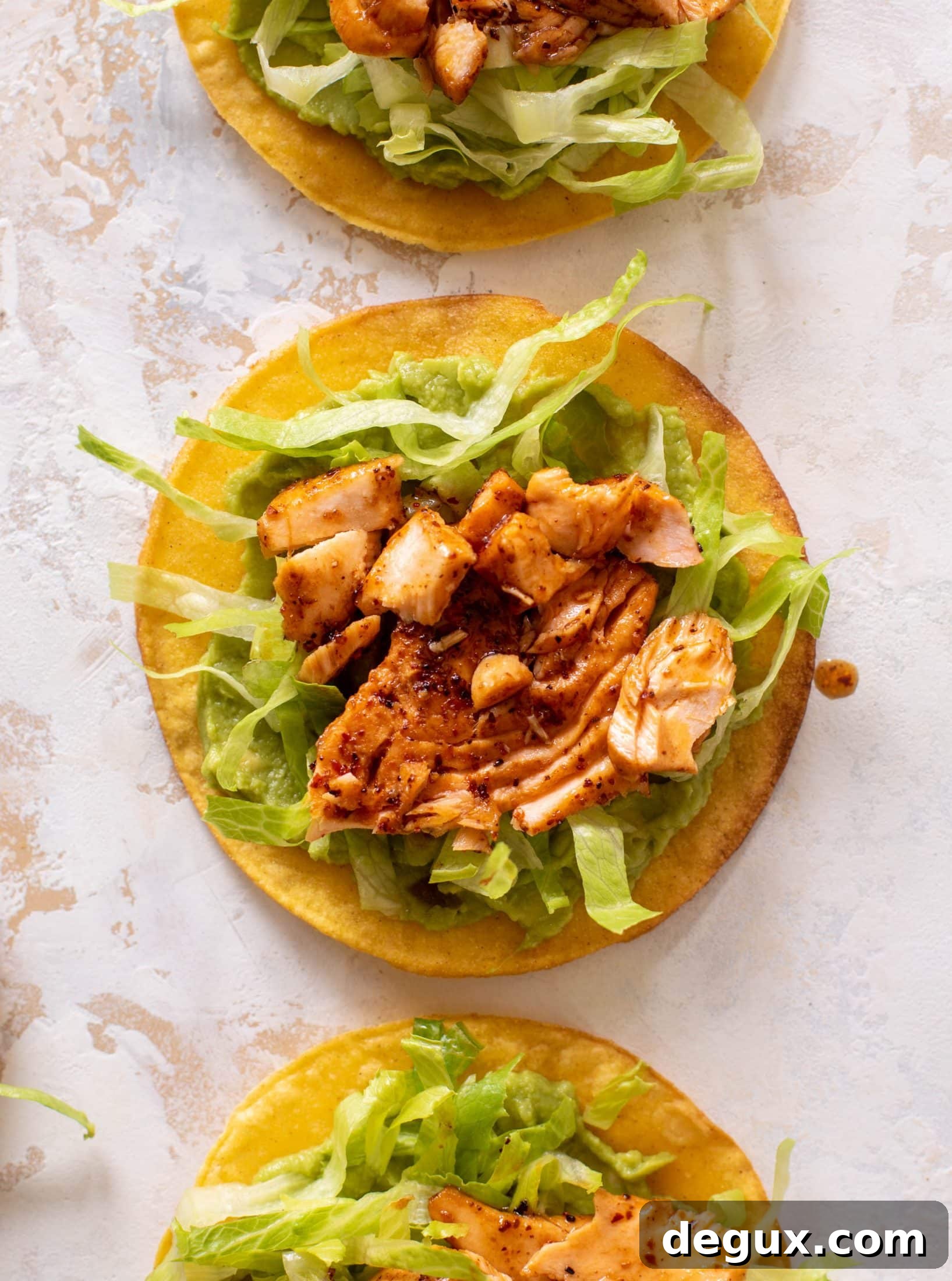 chili lime salmon tostadas