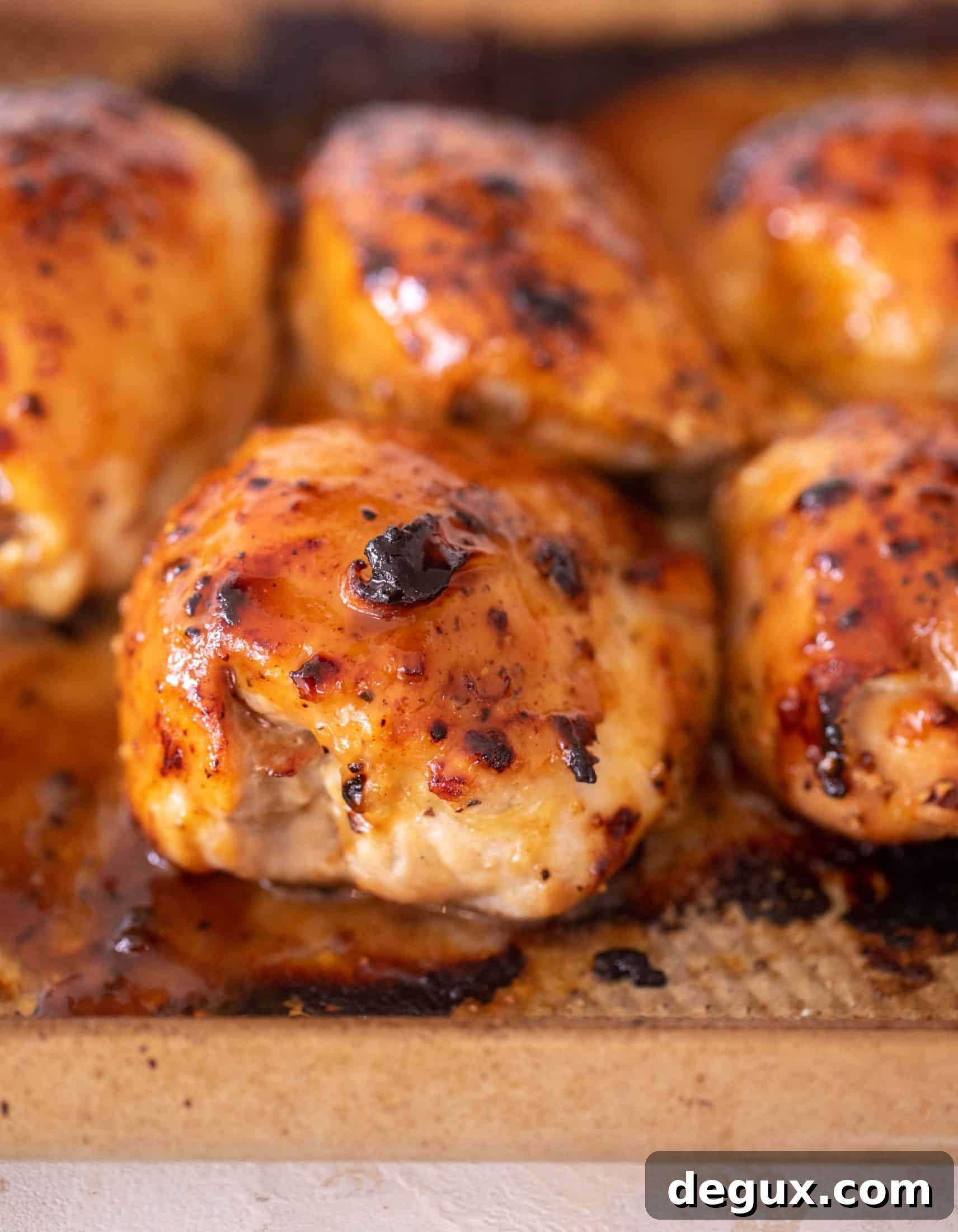 Sticky Honey-Mustard Chicken Thighs with Crunchy Slaw Recipe 5 honey mustard chicken thighs with slaw