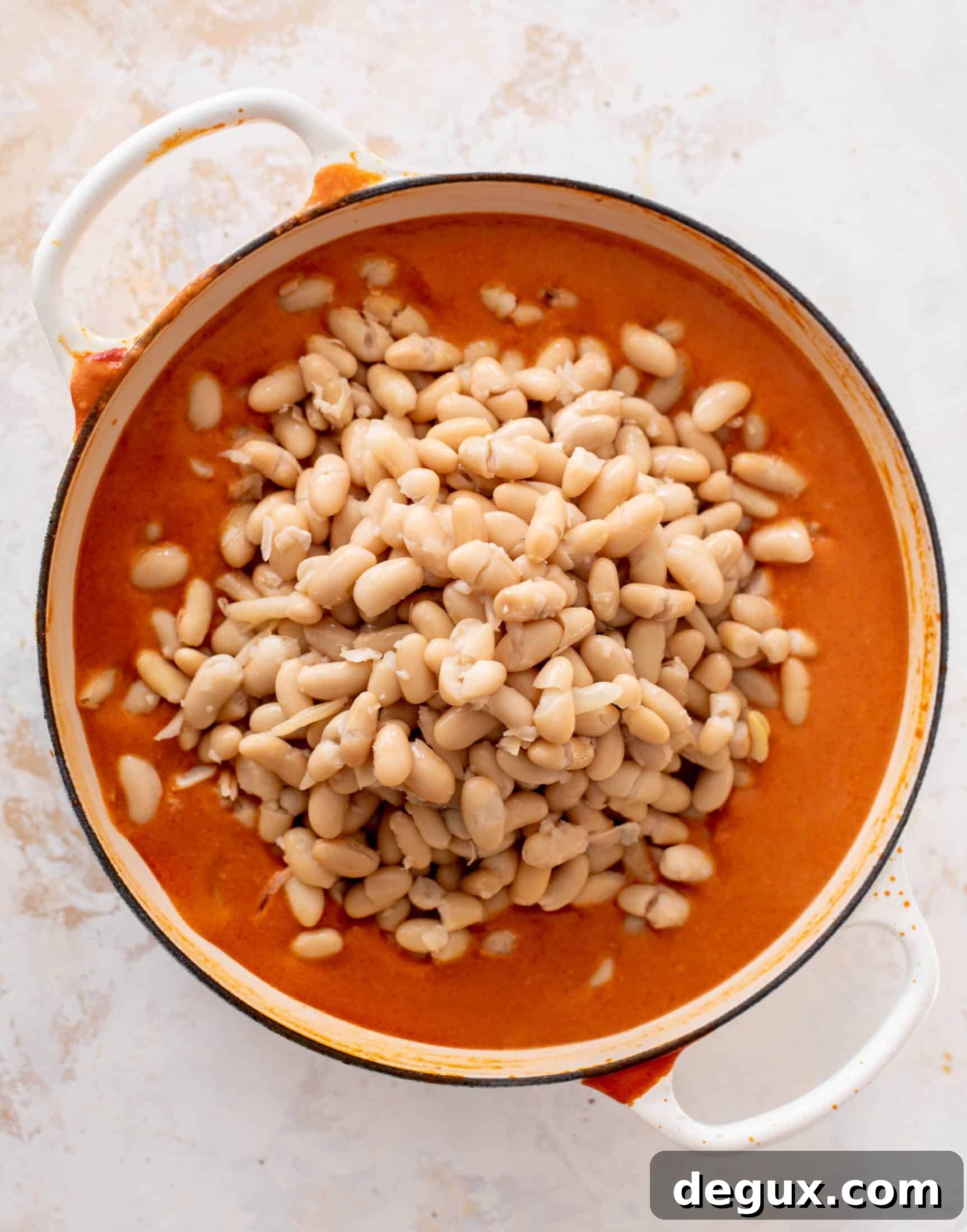 white beans in vodka sauce