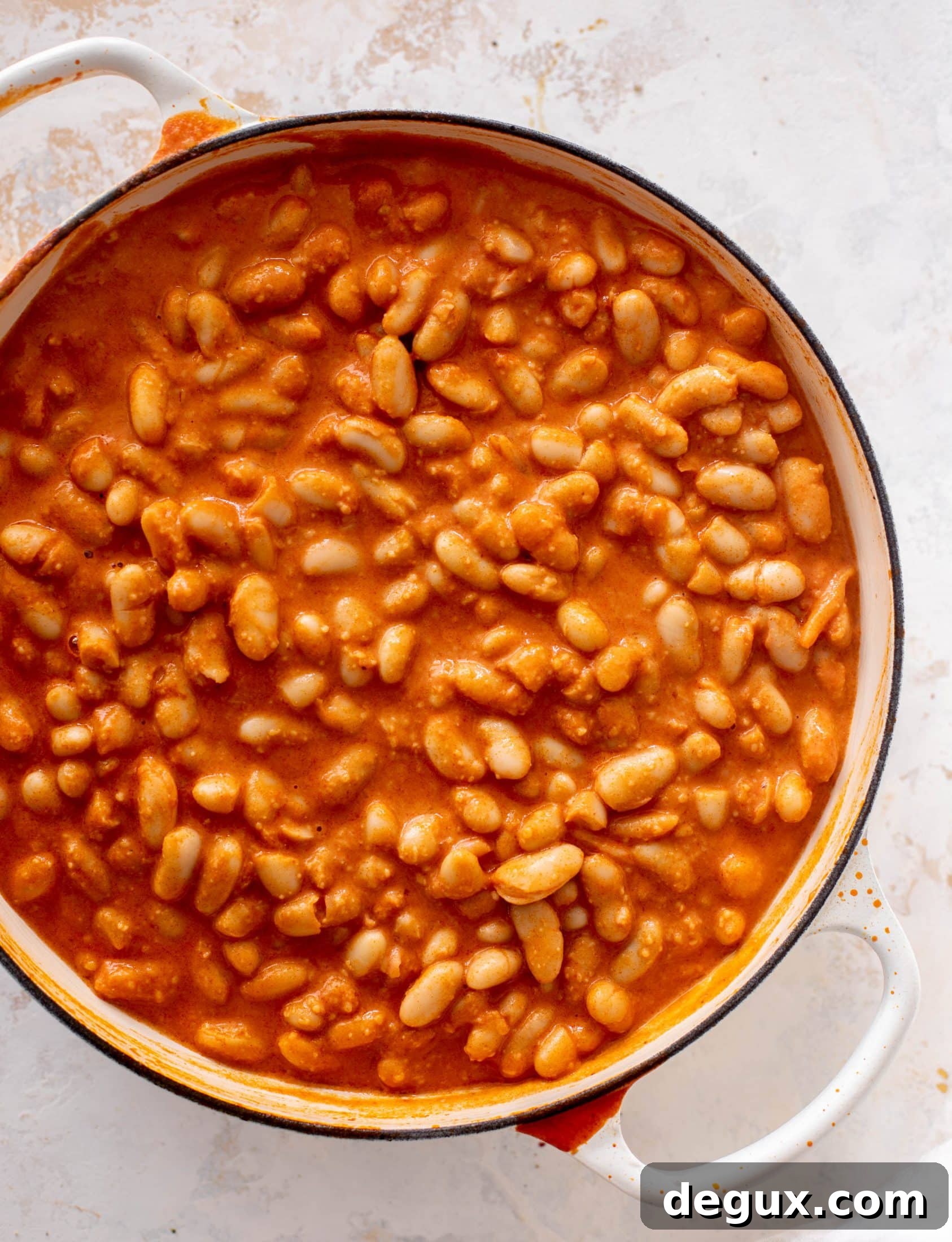 white beans in vodka sauce