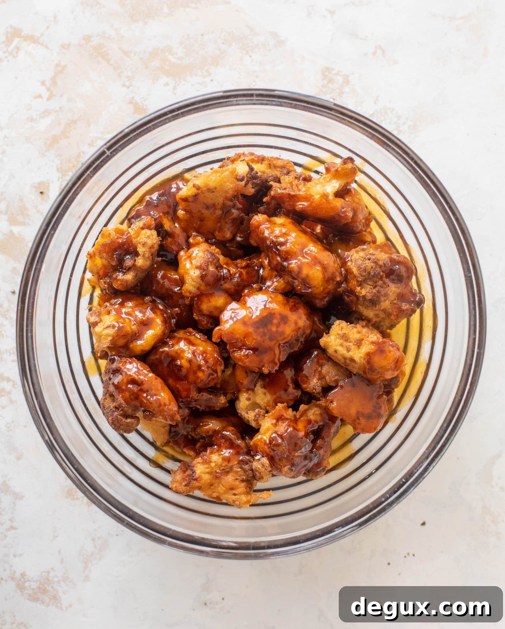 Sticky BBQ Cauliflower Bites with Greek Yogurt Blue Cheese Dip 5 img 103206 4