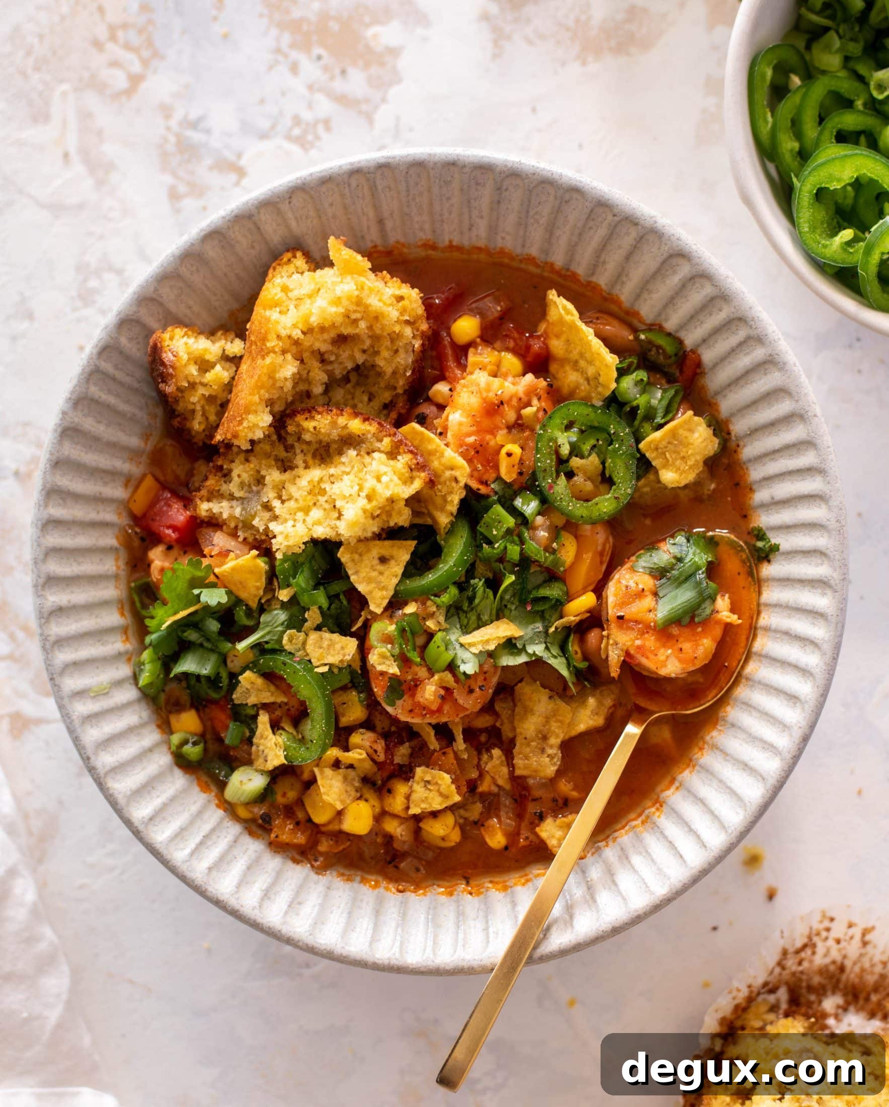 shrimp taco soup