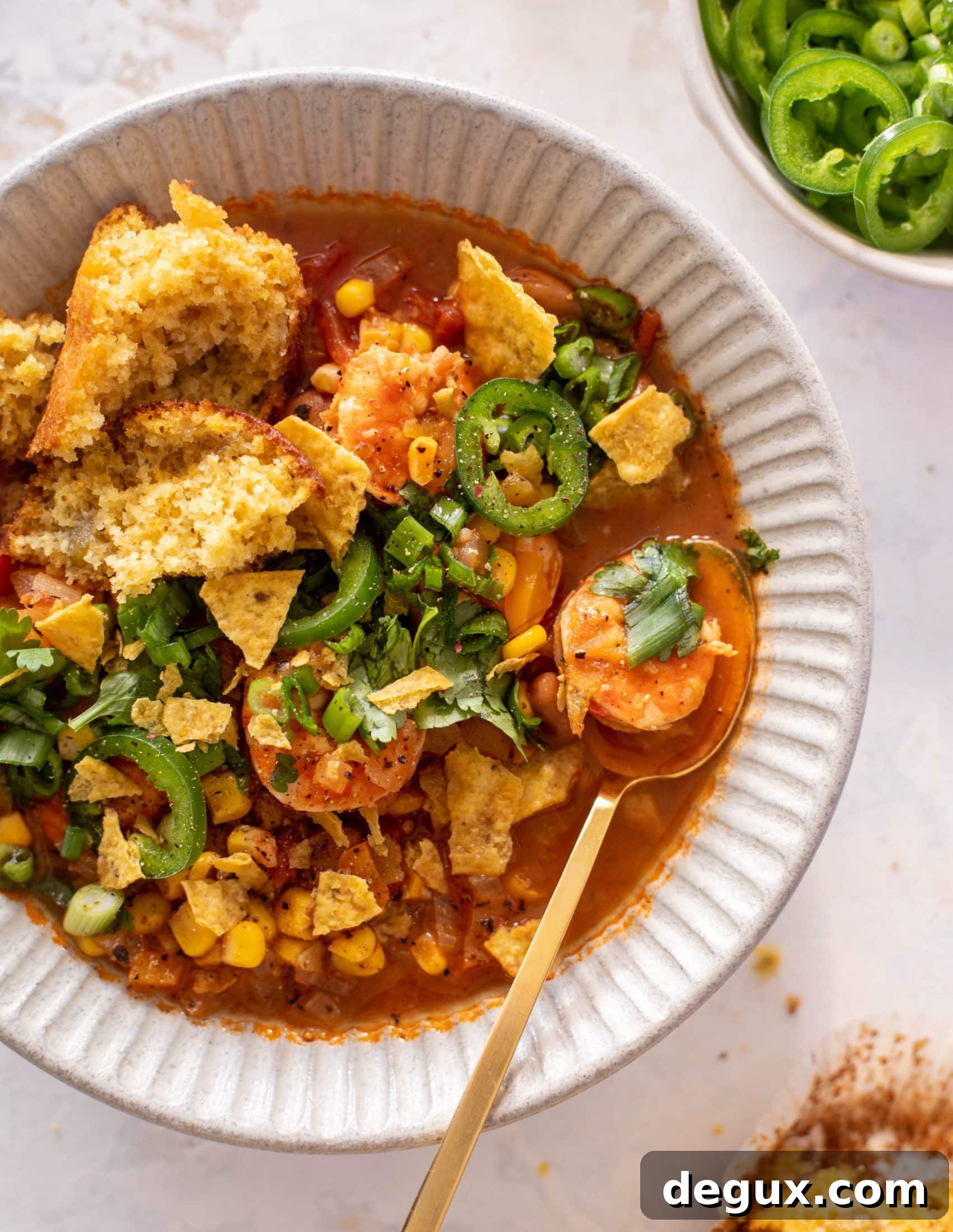 shrimp taco soup