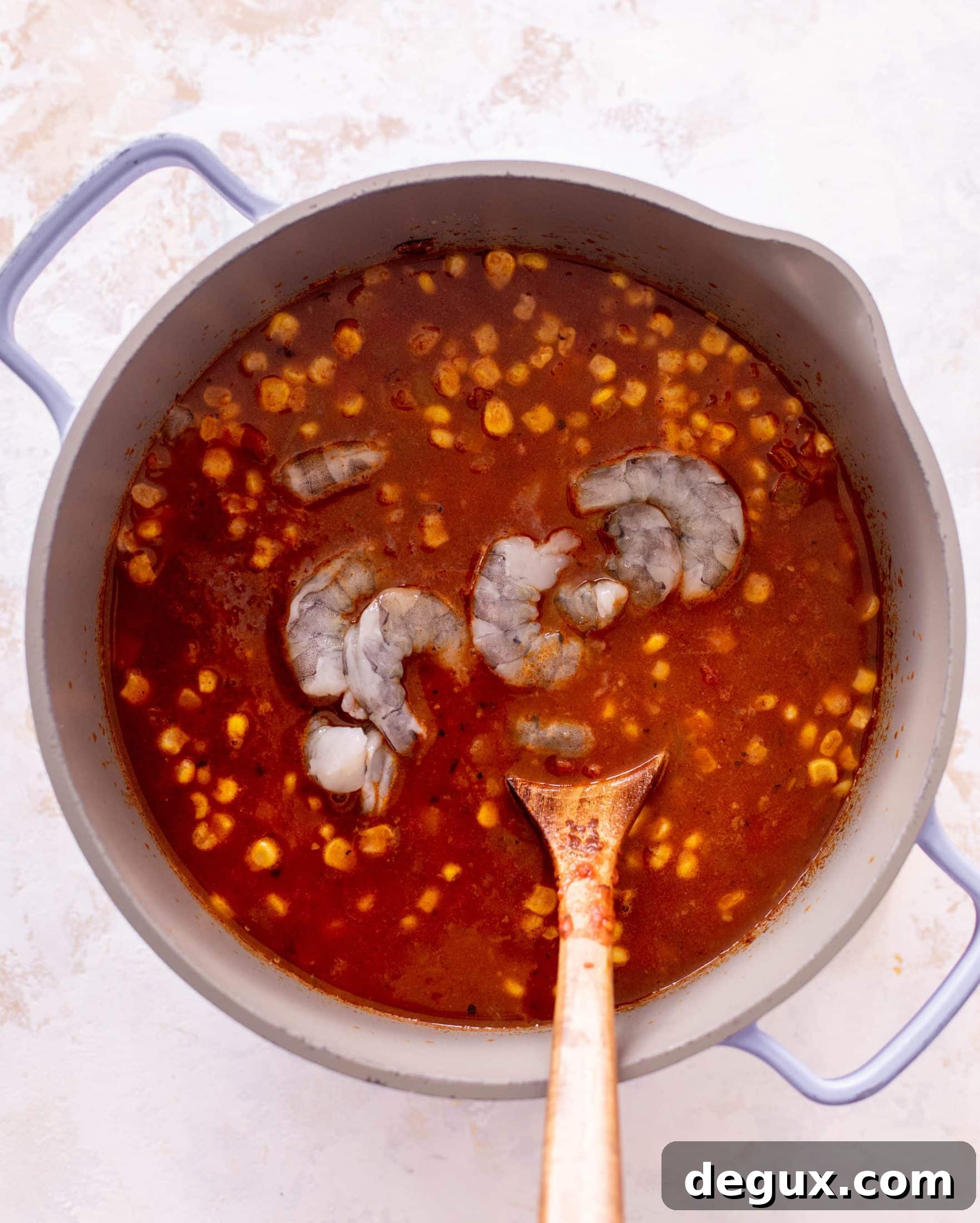 shrimp taco soup