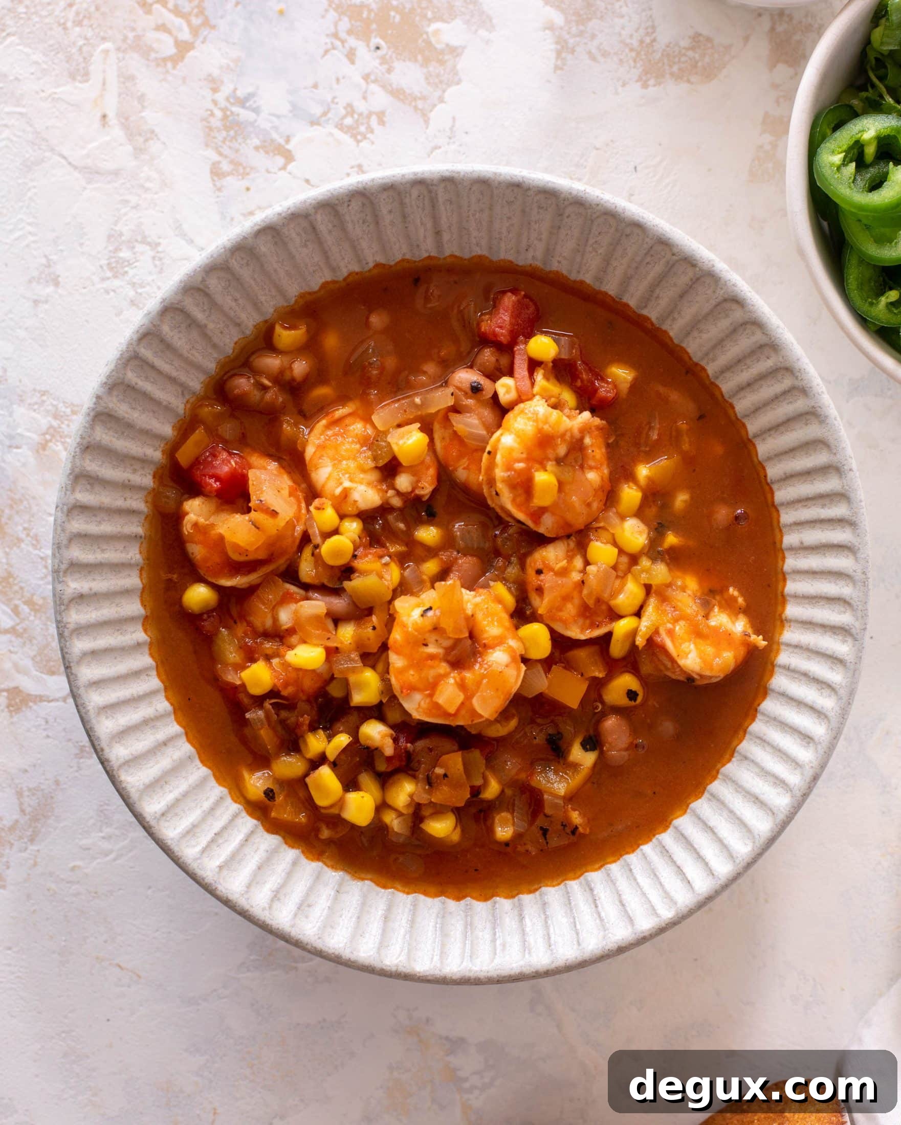 shrimp taco soup