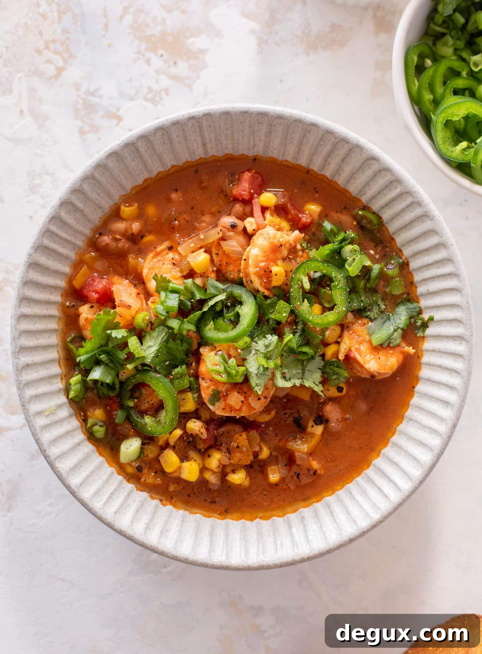 shrimp taco soup