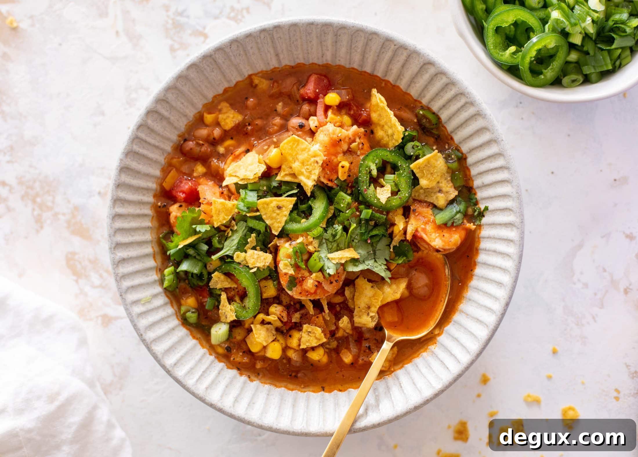 shrimp taco soup