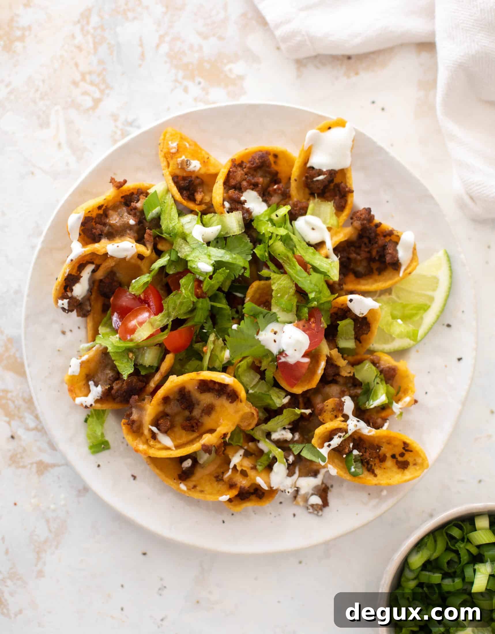 sheet pan walking taco nachos