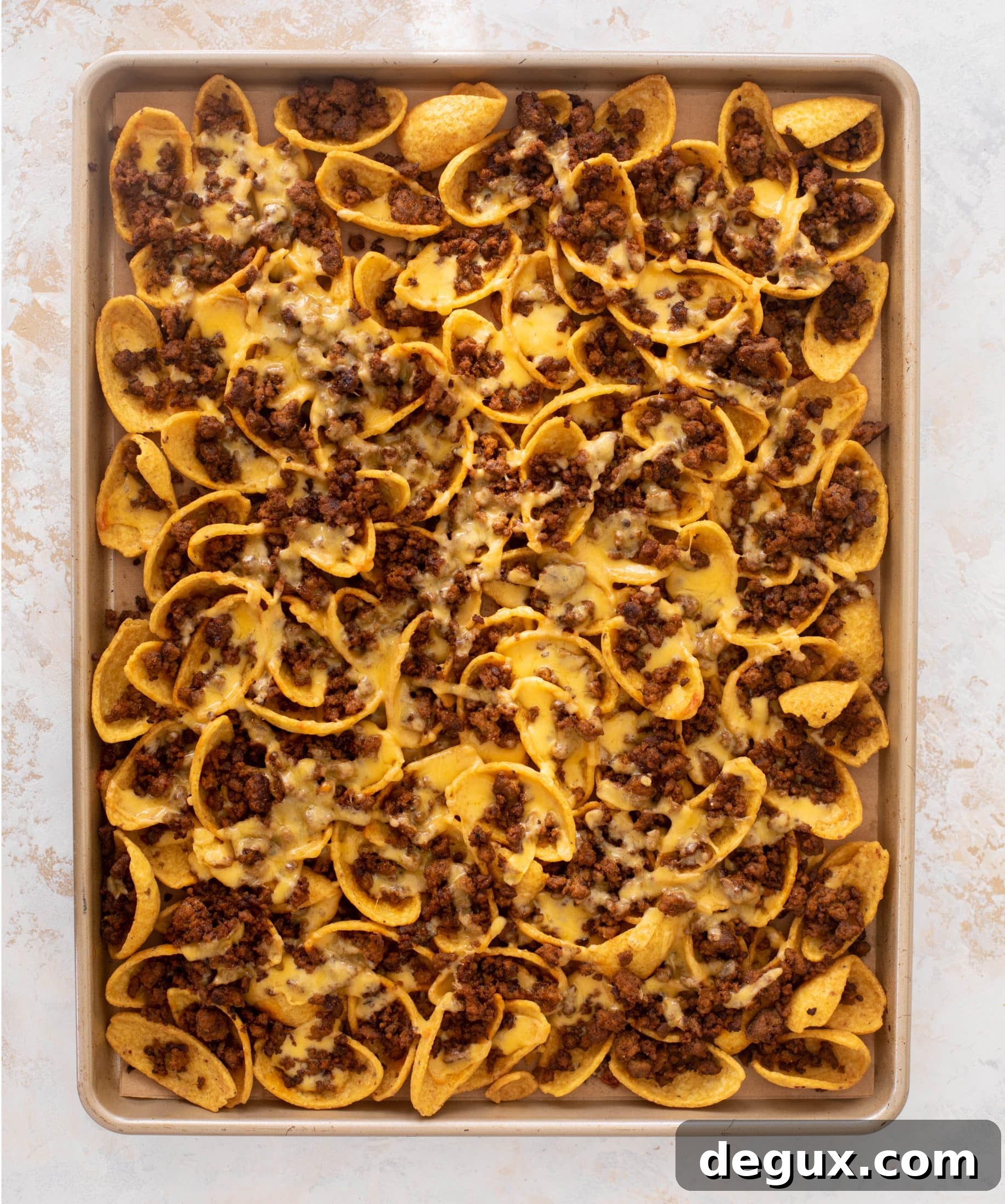 sheet pan walking taco nachos