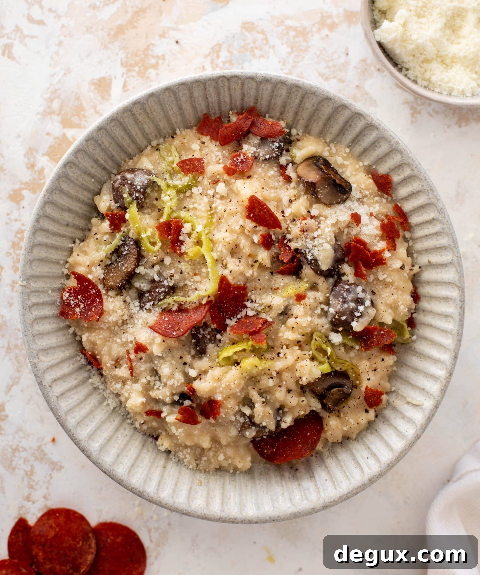 pizza supreme risotto